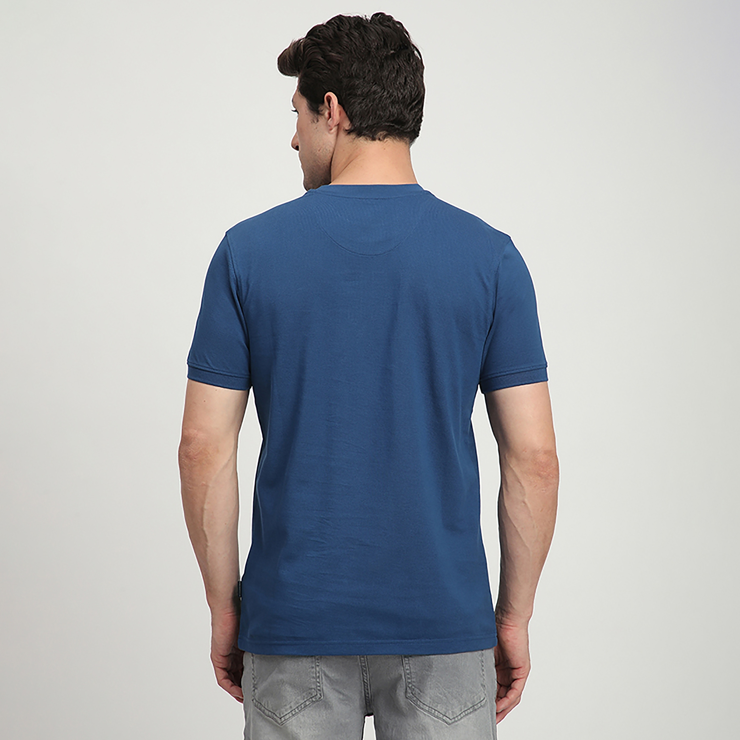 Beverly Hills Polo Club Logo Print Round Neck Short Sleeves Men's T-Shirt-men-clothing-tshirtsandpolos-tshirts-image-4