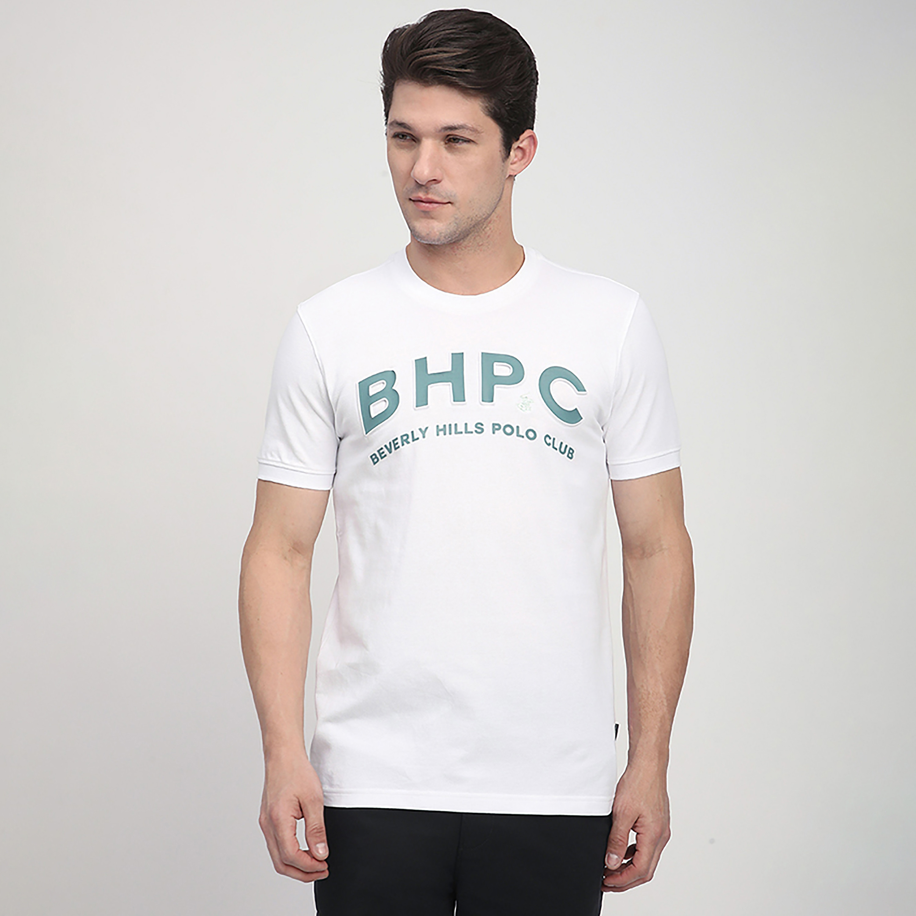 Beverly Hills Polo Club Logo Print Round Neck Short Sleeves Men's T-Shirt-men-clothing-tshirtsandpolos-tshirts-image-5