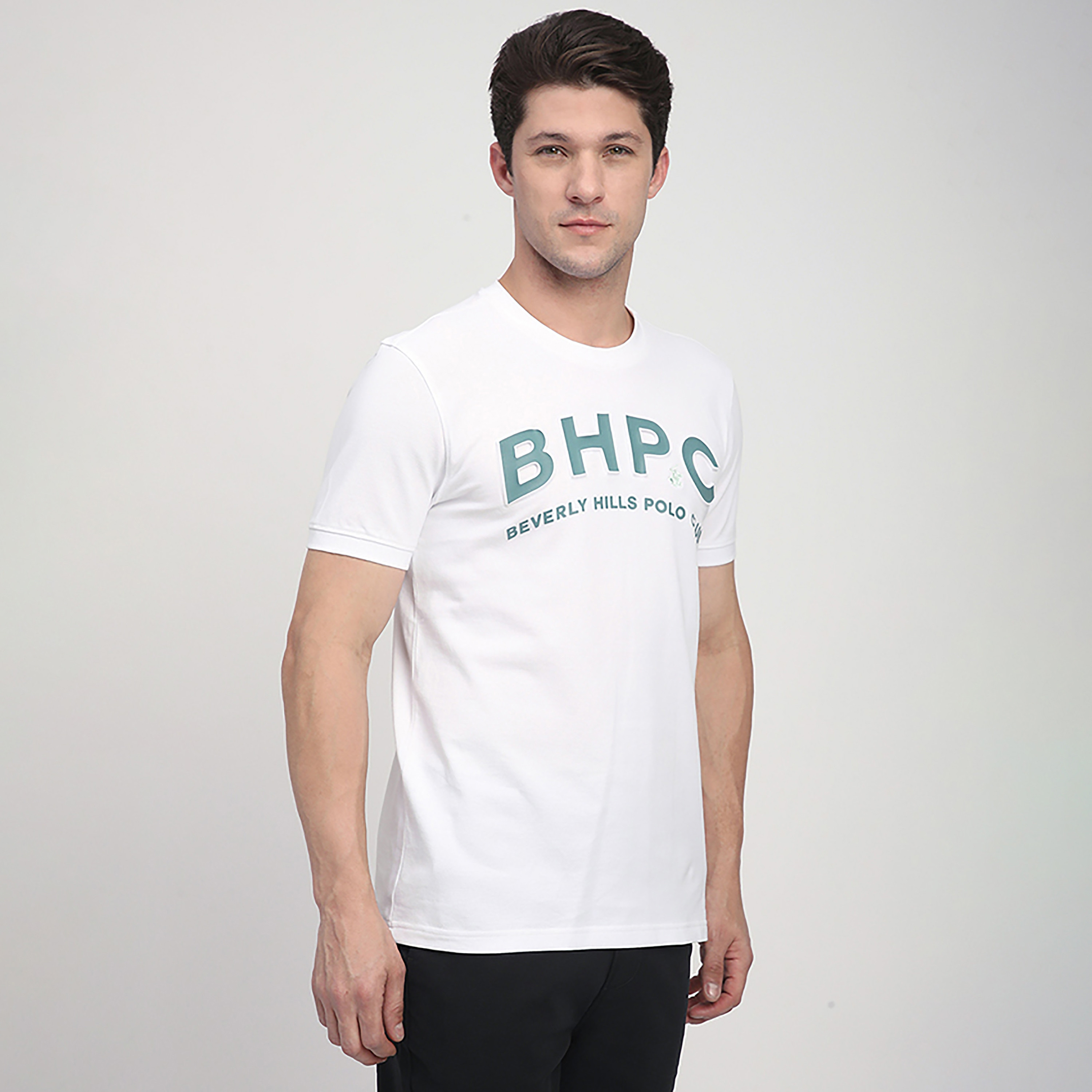 Beverly Hills Polo Club Logo Print Round Neck Short Sleeves Men's T-Shirt-men-clothing-tshirtsandpolos-tshirts-image-7