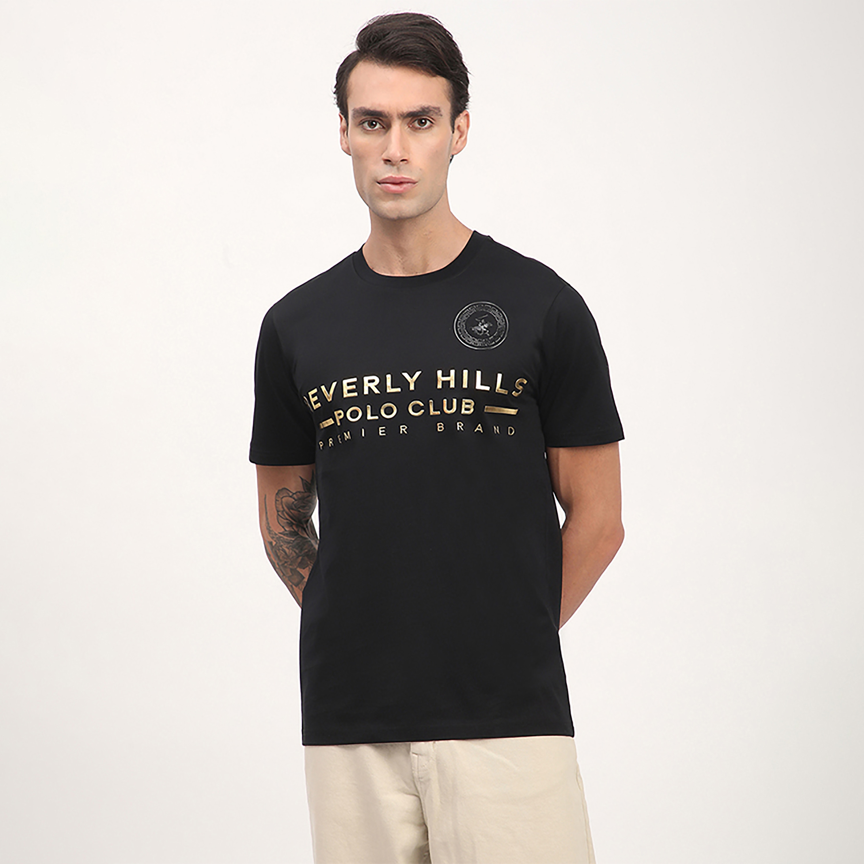 Beverly Hills Polo Club Logo Printed Crew Neck Short Sleeves T-Shirt-PROMO_CP_BHPC_101125-image-1
