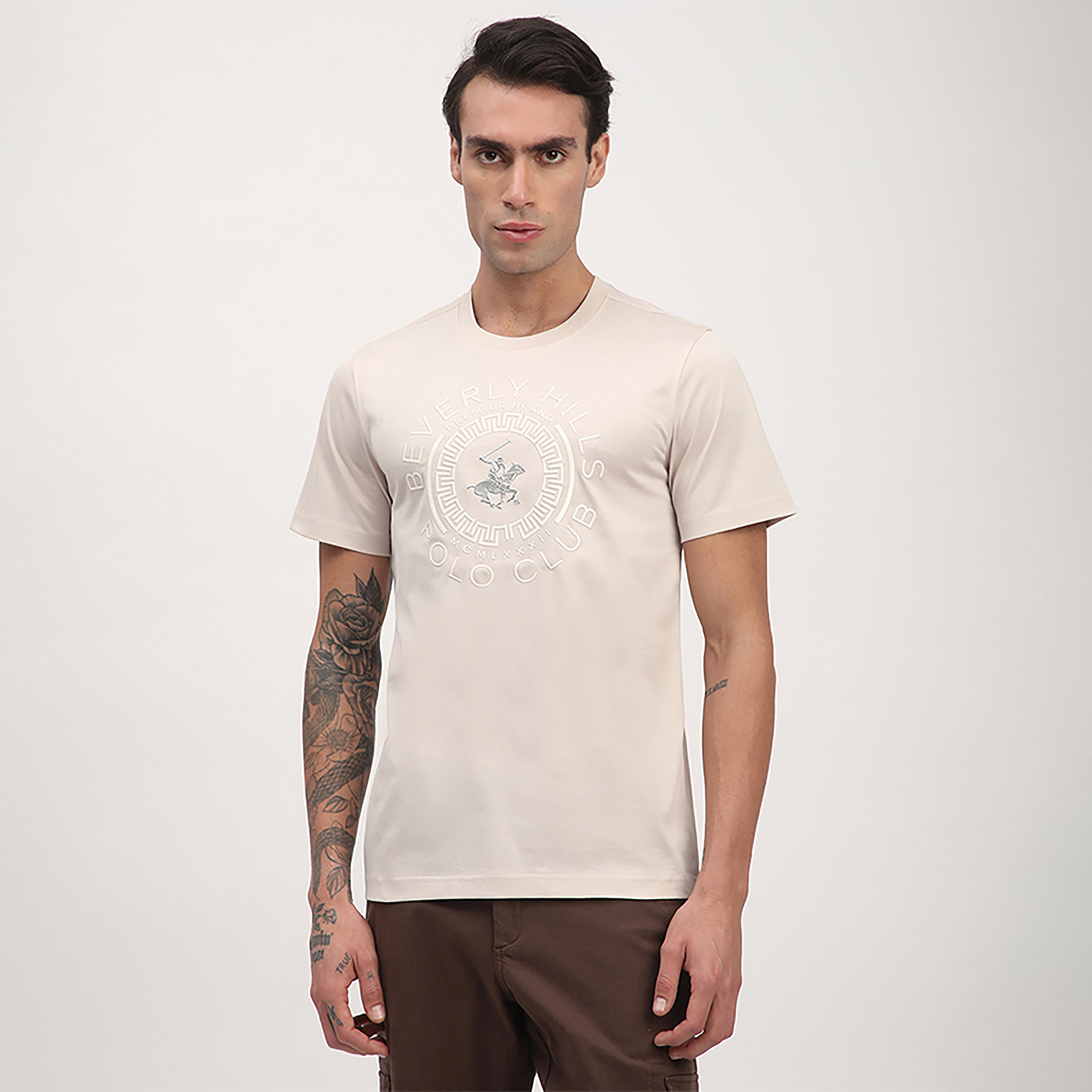 Beverly Hills Polo Club Logo Crew Neck Short Sleeves T-Shirt-men-clothing-tshirtsandpolos-tshirts-image-1