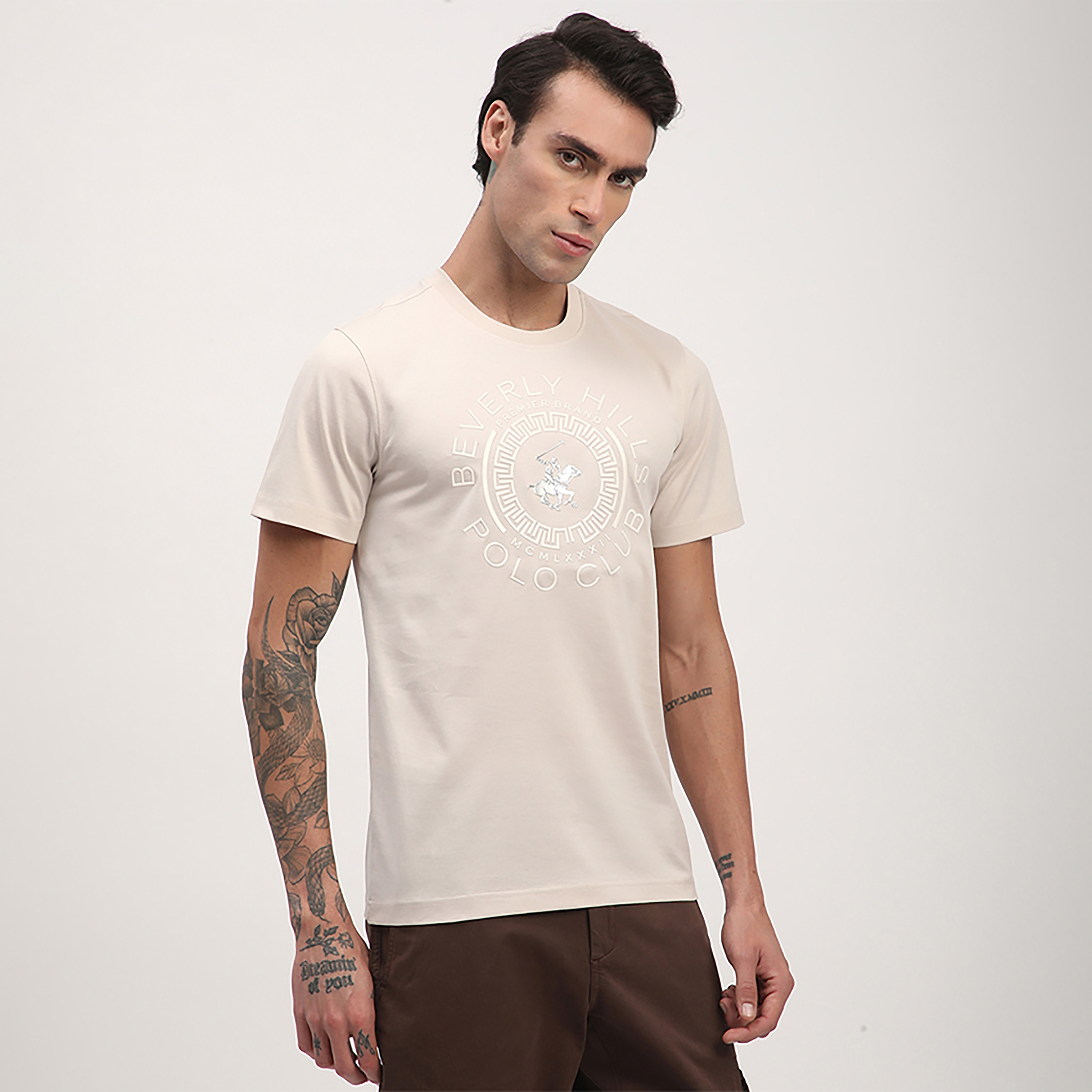 Beverly Hills Polo Club Logo Crew Neck Short Sleeves T-Shirt-men-clothing-tshirtsandpolos-tshirts-image-2