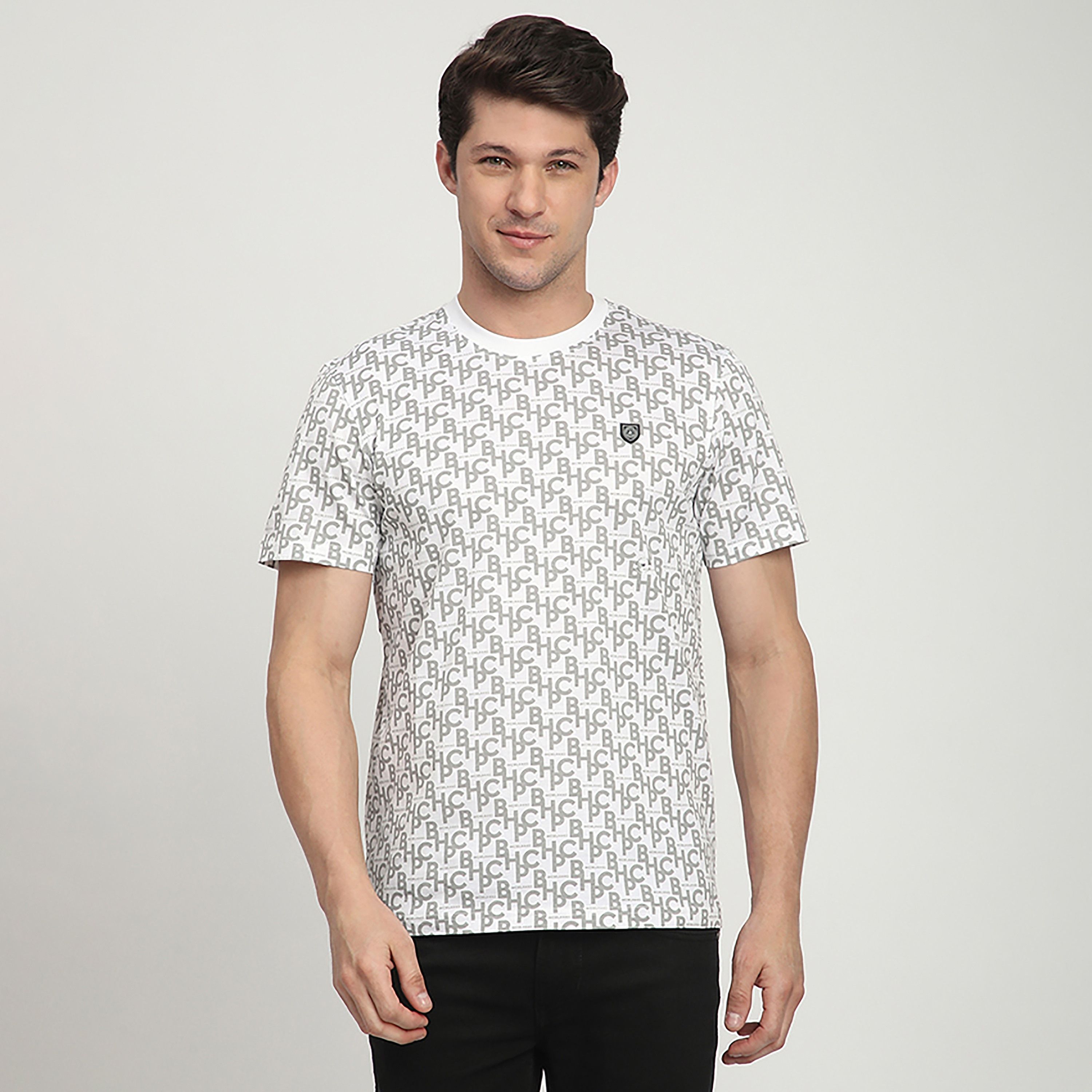 تي شيرت رجالي بأكمام قصيرة ورقبة دائرية وطبعة شعار كاملة من بيفرلي هيلز بولو كلوب-men-clothing-tshirtsandpolos-tshirts-image-5