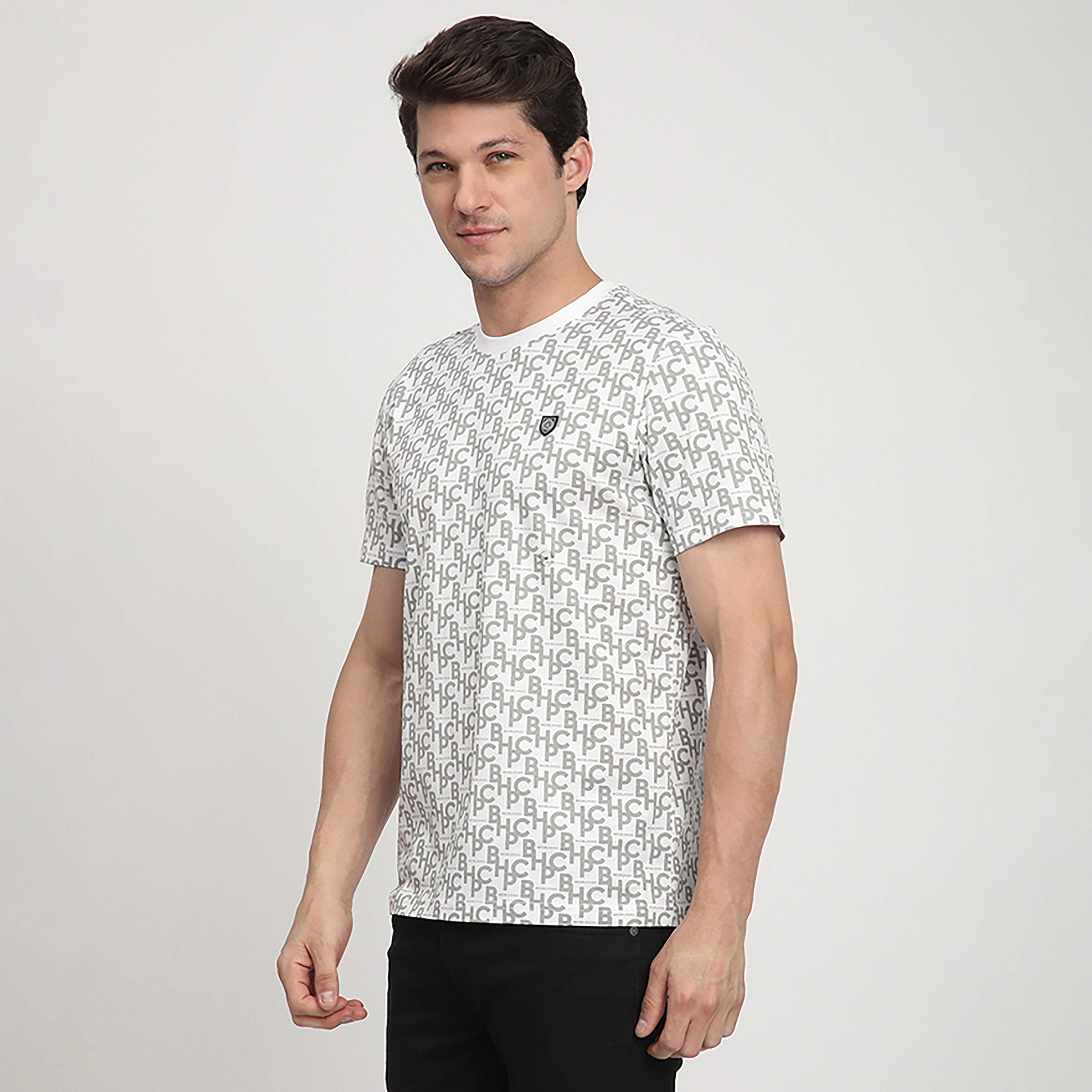تي شيرت رجالي بأكمام قصيرة ورقبة دائرية وطبعة شعار كاملة من بيفرلي هيلز بولو كلوب-men-clothing-tshirtsandpolos-tshirts-image-6