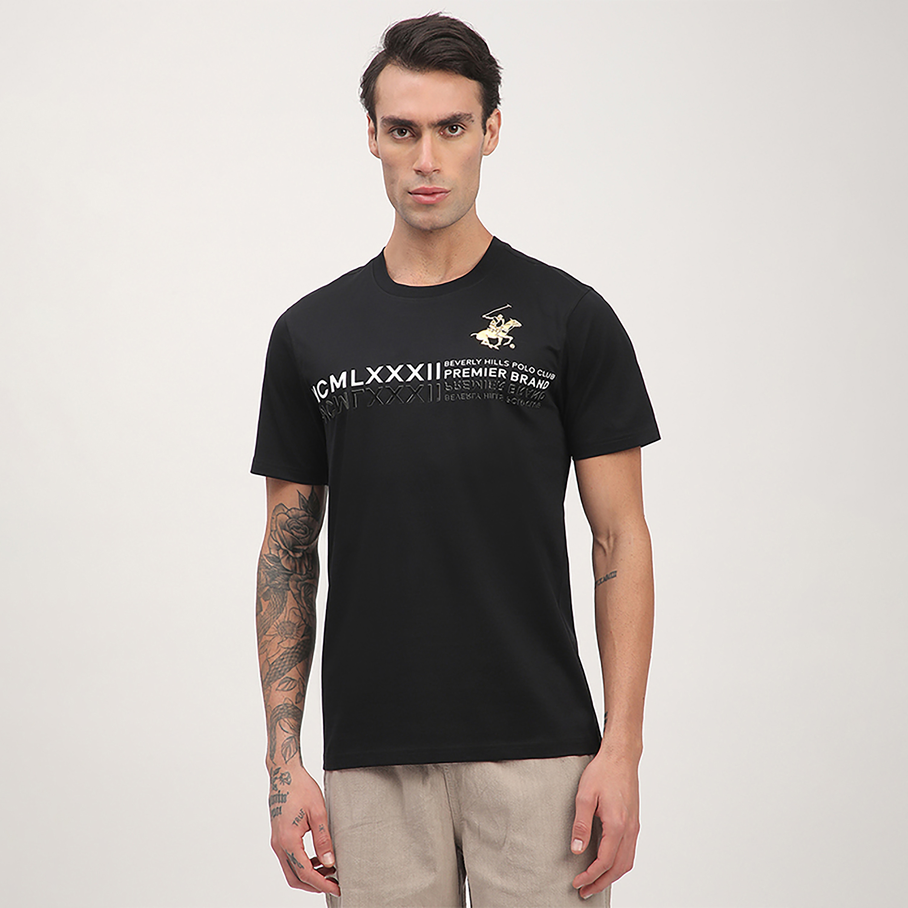 تي شيرت بأكمام قصيرة ورقبة دائرية بطبعة للرجال من بيفرلي هيلز بولو كلوب-men-clothing-tshirtsandpolos-tshirts-image-1