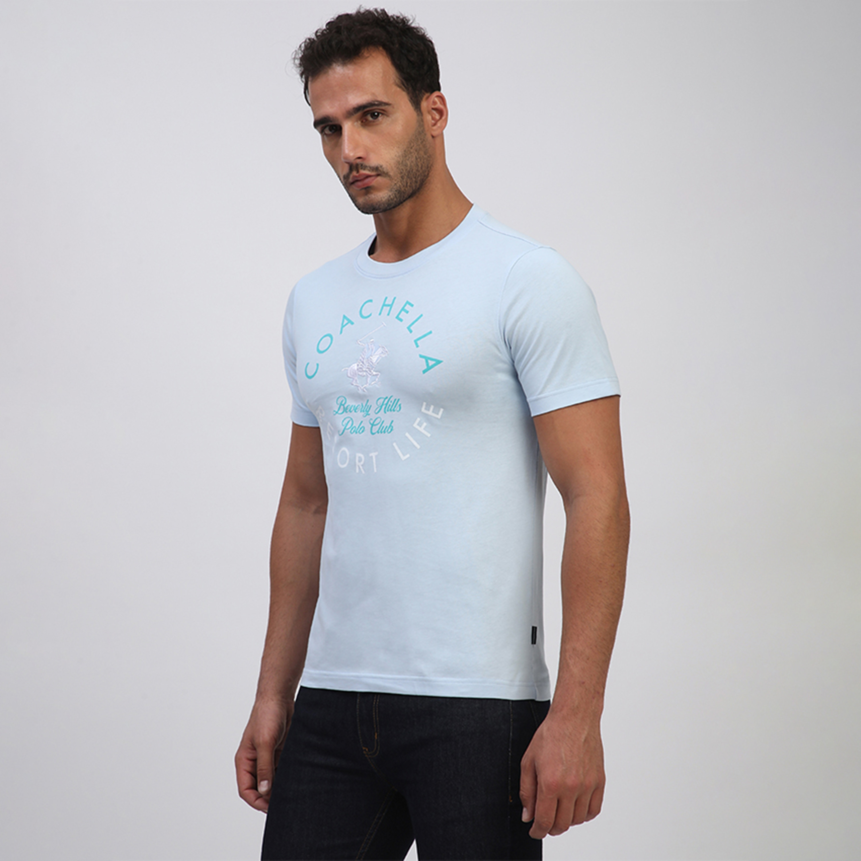 Beverly Hills Polo Club Printed Crew Neck Short Sleeves T-Shirt-men-clothing-tshirtsandpolos-tshirts-image-3