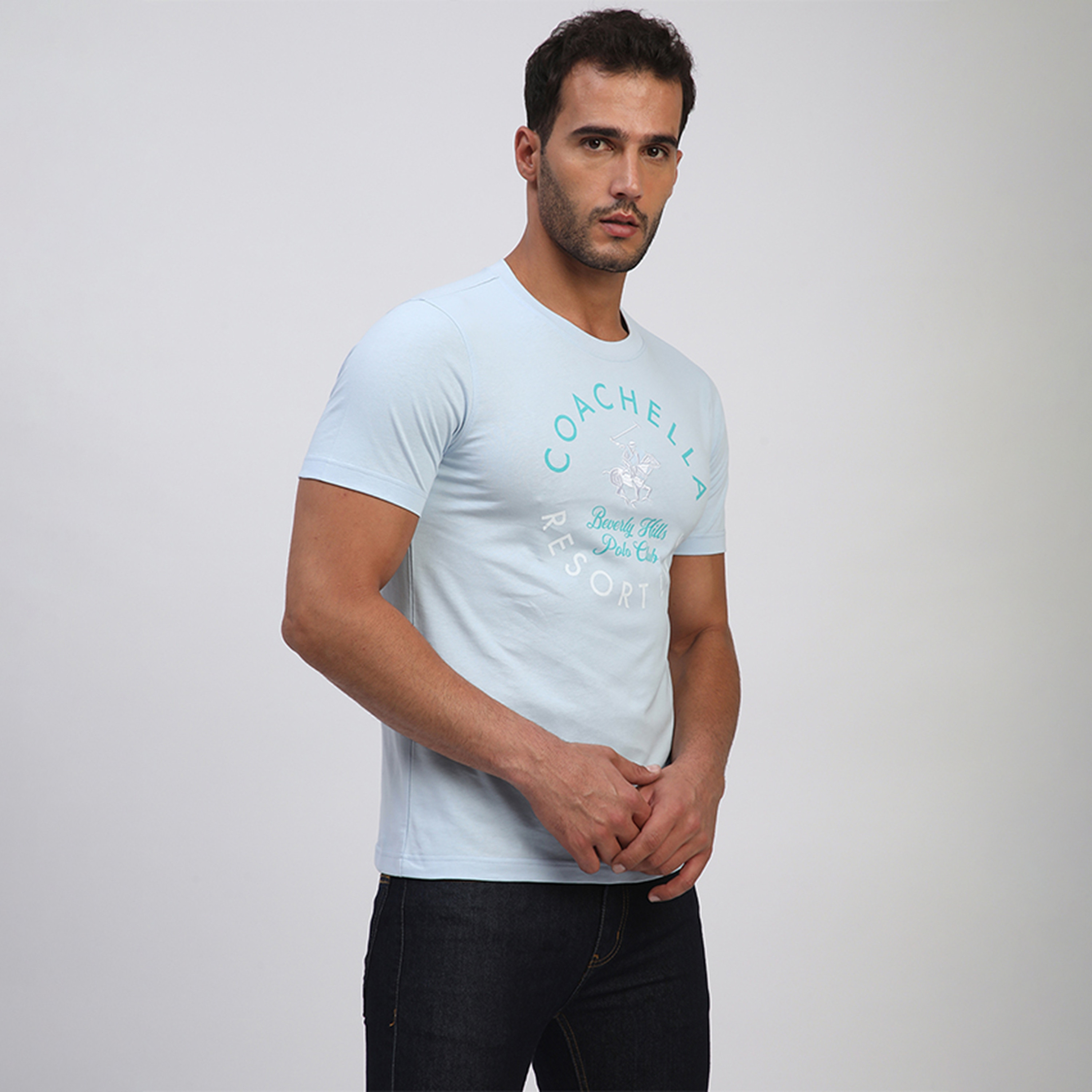 Beverly Hills Polo Club Printed Crew Neck Short Sleeves T-Shirt-men-clothing-tshirtsandpolos-tshirts-image-4