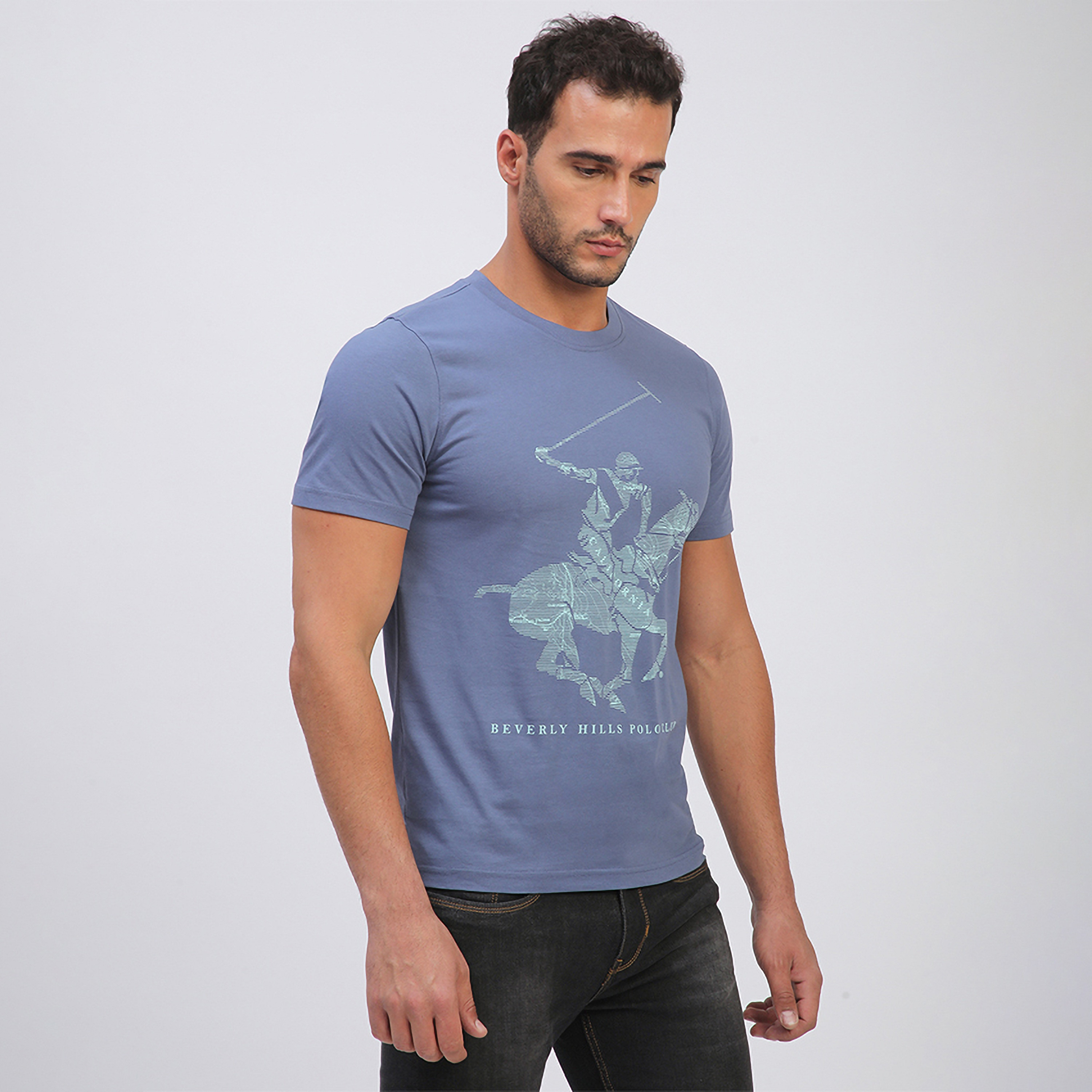 تي شيرت رجالي بأكمام قصيرة ورقبة دائرية وطبعة شعار من بيفرلي هيلز بولو كلوب-men-clothing-tshirtsandpolos-tshirts-image-3