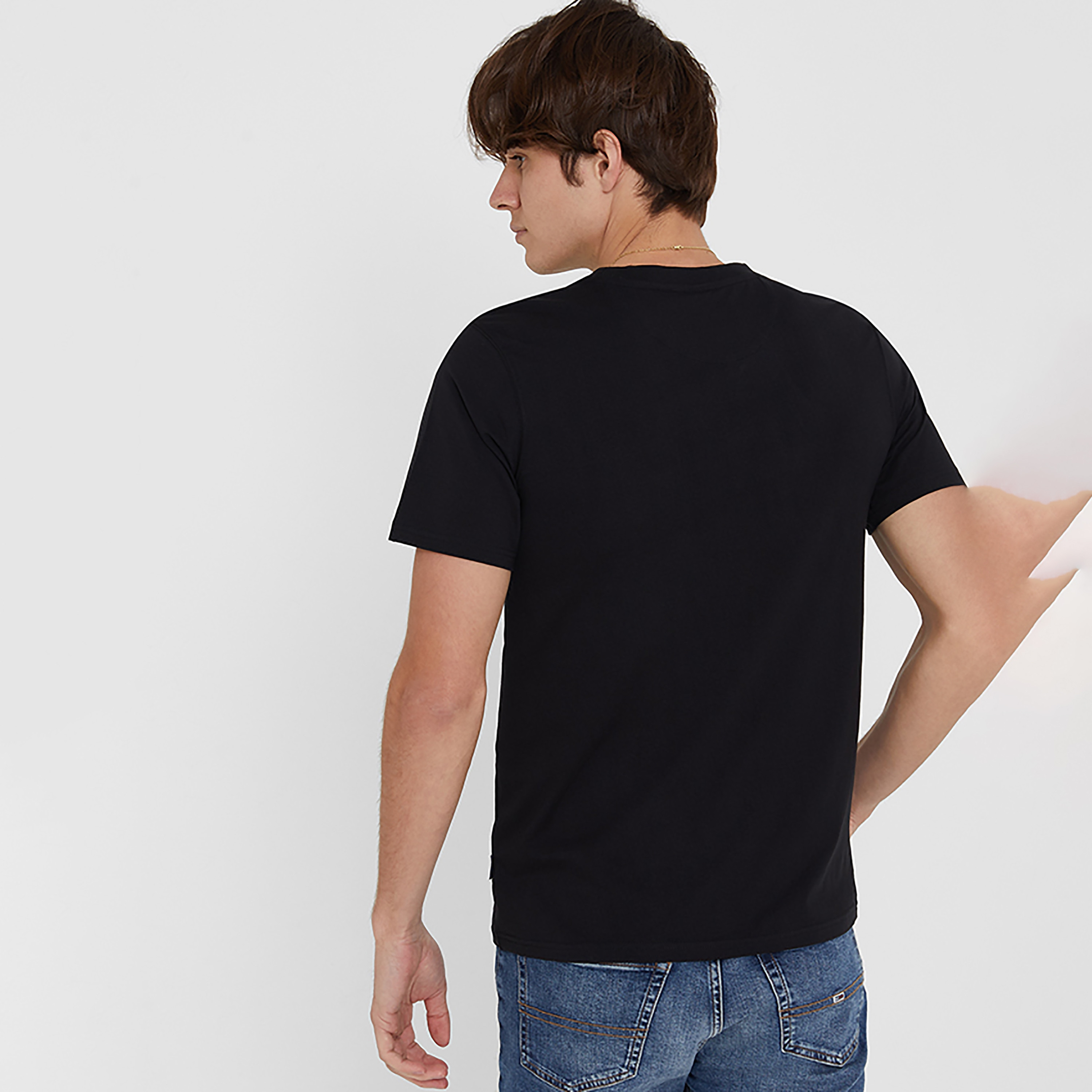 تي شيرت بيفرلي هيلز بولو كلوب بياقة مستديرة وأكمام قصيرة مع شعار مع ديتيليد-men-clothing-tshirtsandpolos-tshirts-image-4