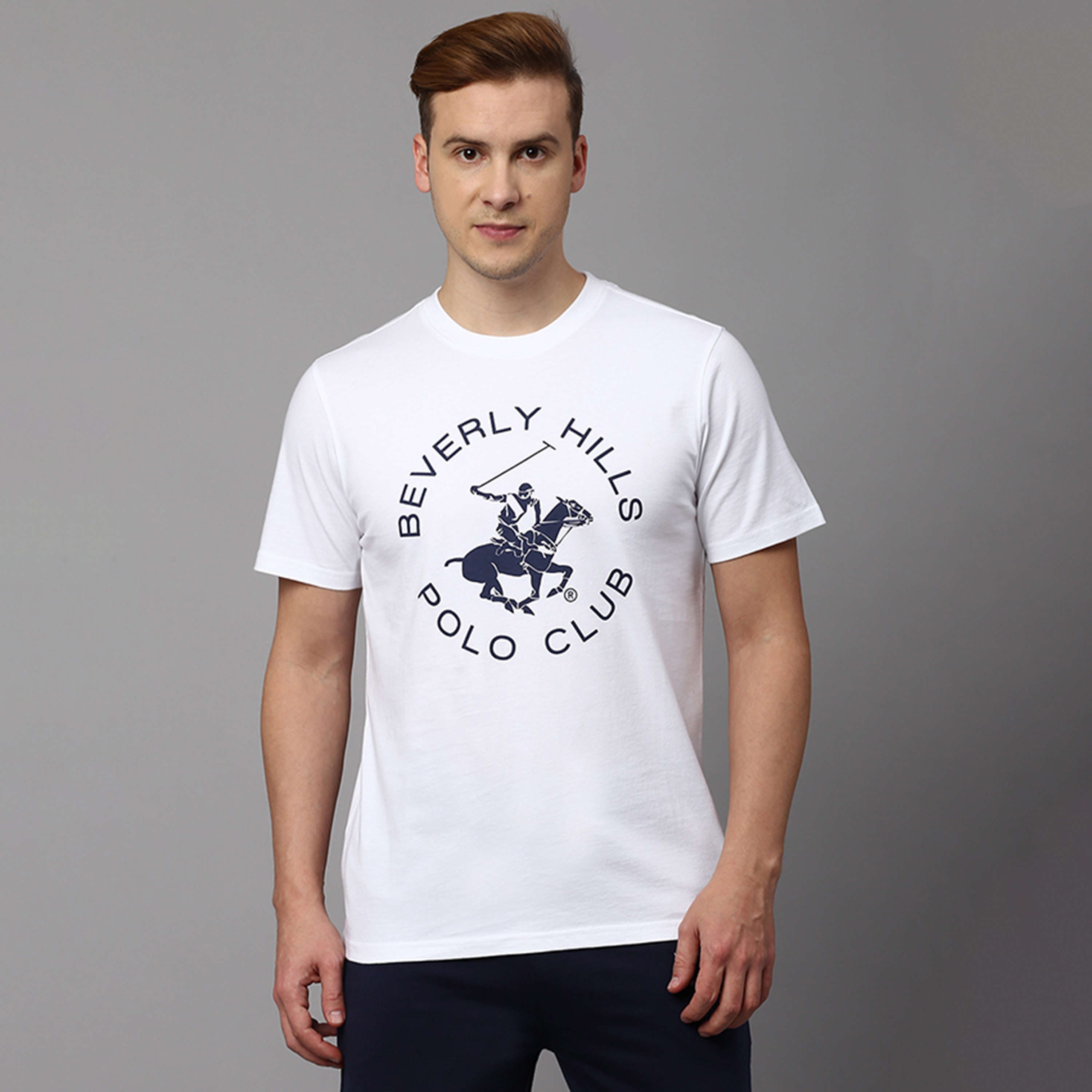 تي شيرت بيفرلي هيلز بولو كلوب بياقة مستديرة وأكمام قصيرة مع مطبوع-men-clothing-tshirtsandpolos-tshirts-image-5