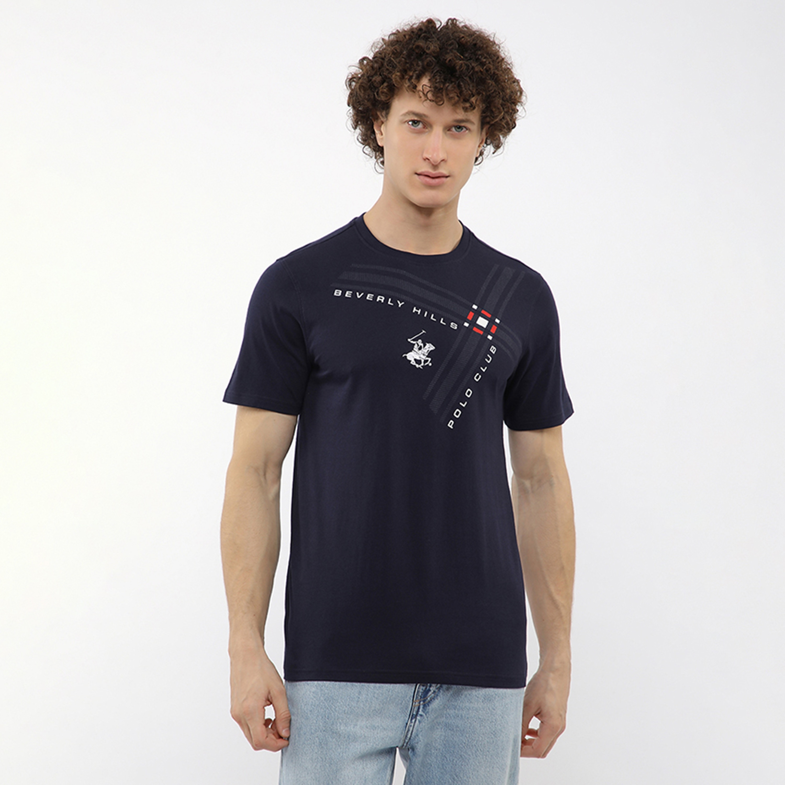 تي شيرت رجالي بأكمام قصيرة ورقبة دائرية وطبعة شعار من بيفرلي هيلز بولو كلوب-men-clothing-tshirtsandpolos-tshirts-image-2