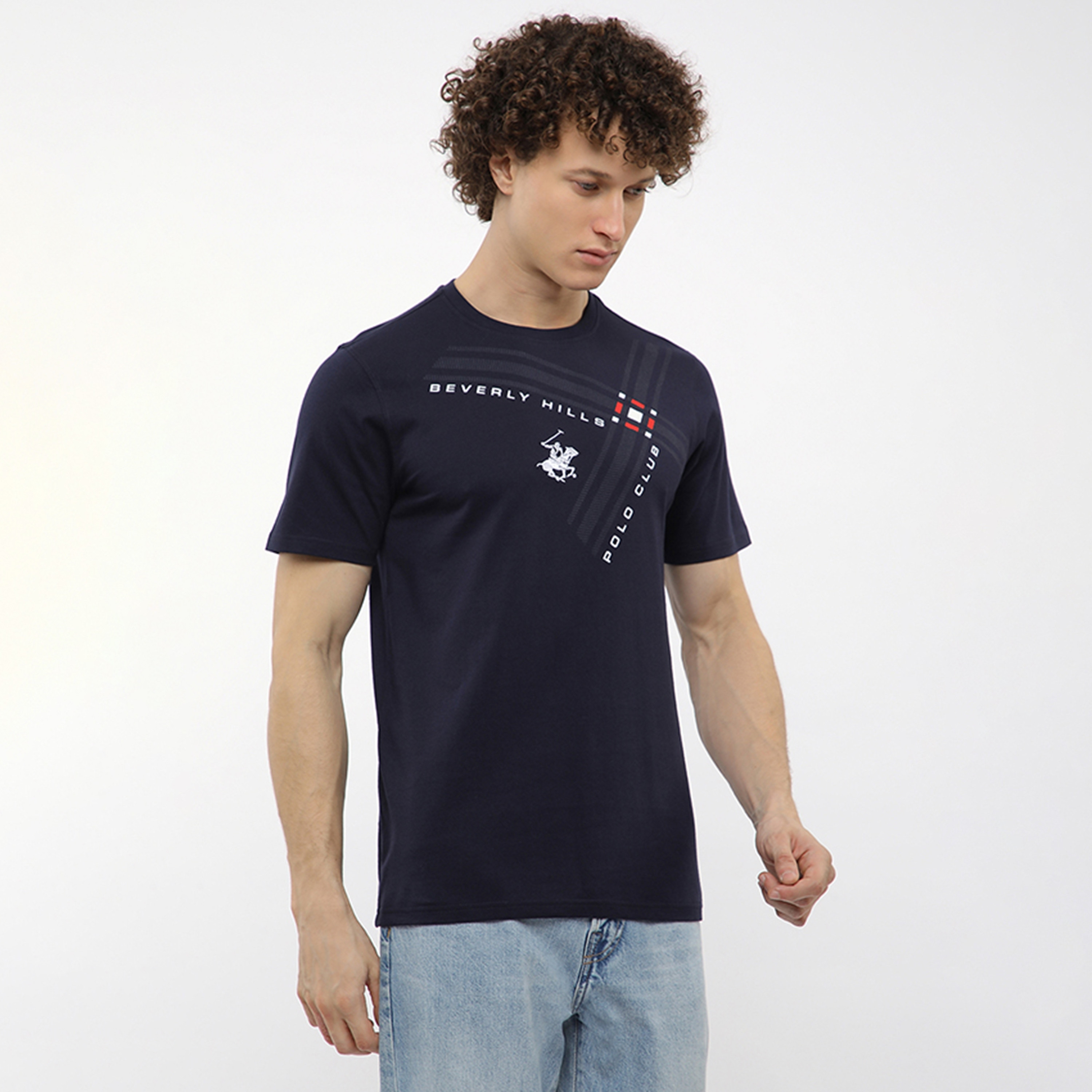 تي شيرت رجالي بأكمام قصيرة ورقبة دائرية وطبعة شعار من بيفرلي هيلز بولو كلوب-men-clothing-tshirtsandpolos-tshirts-image-3