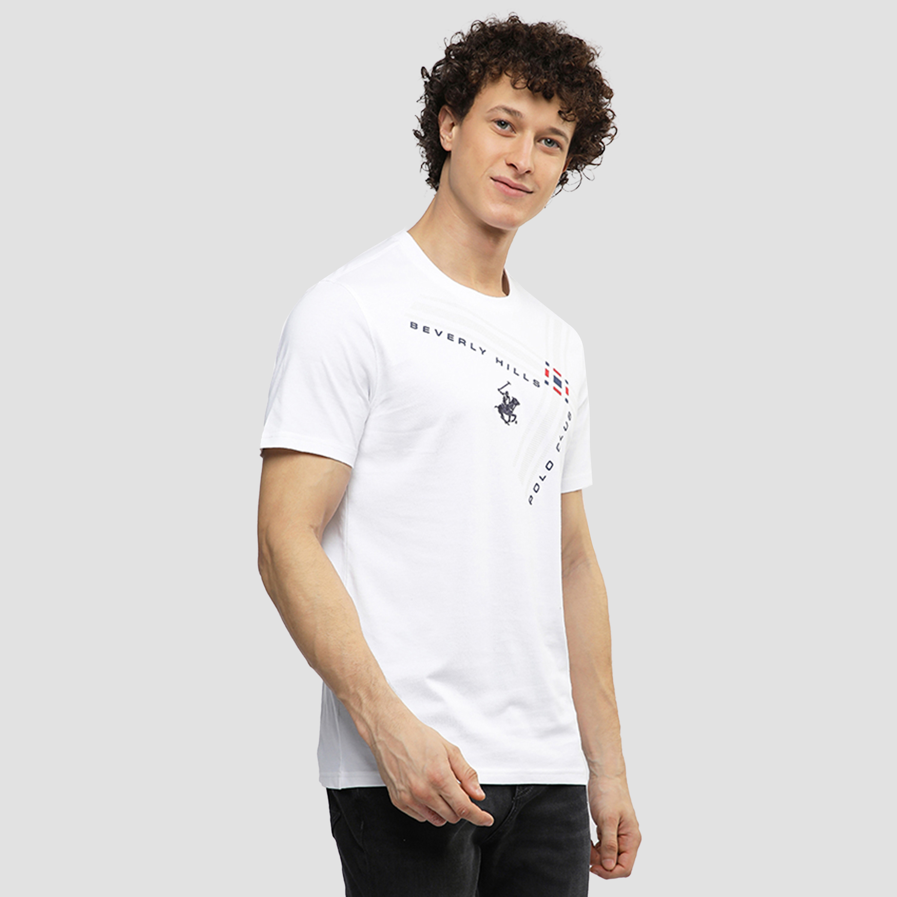 Beverly Hills Polo Club Logo Print Crew Neck Short Sleeves Men's T-Shirt-men-clothing-tshirtsandpolos-tshirts-image-3
