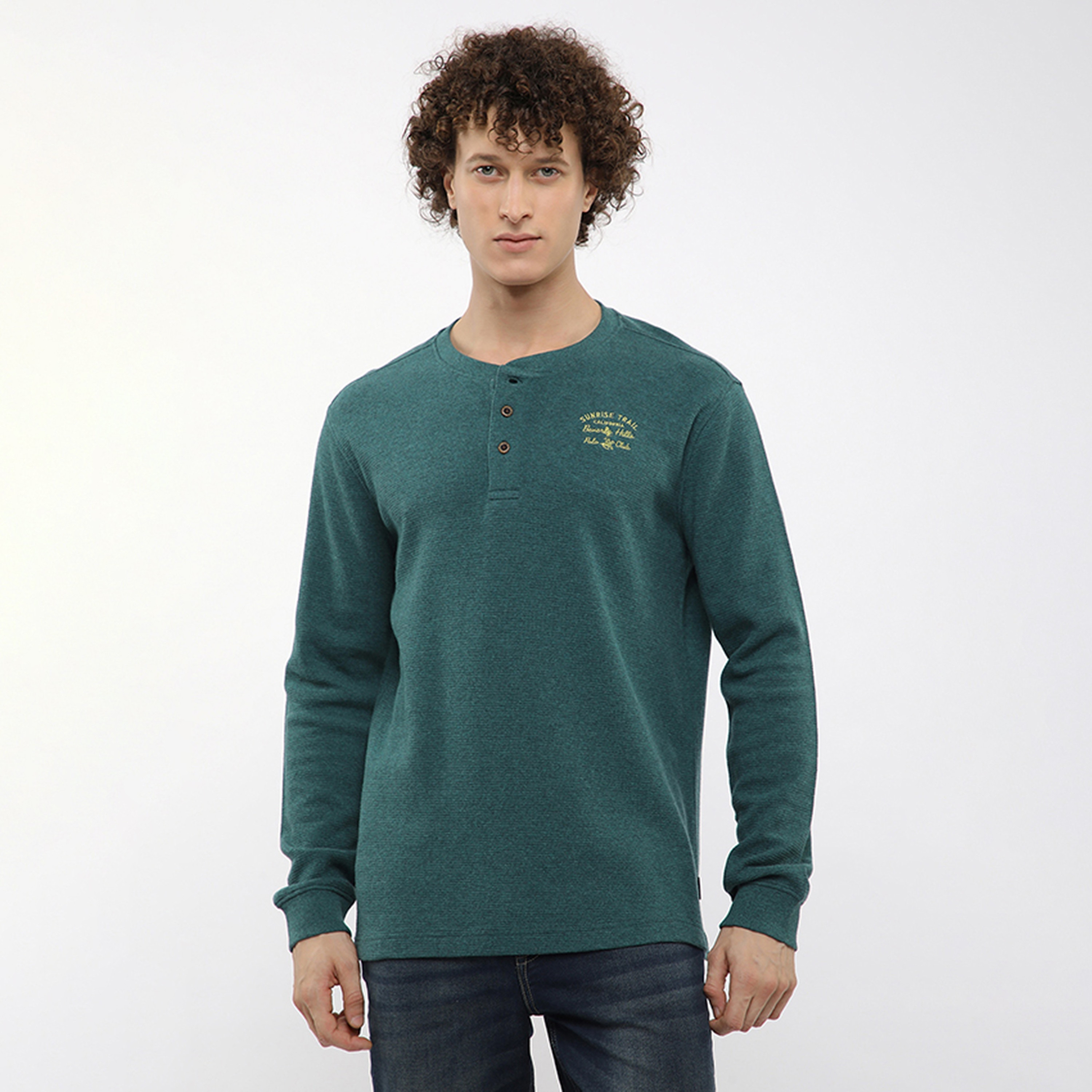 تيشيرت رجالي بأكمام طويلة ورقبة هنلي سادة من بيفرلي هيلز بولو كلوب-men-clothing-tshirtsandpolos-tshirts-image-5