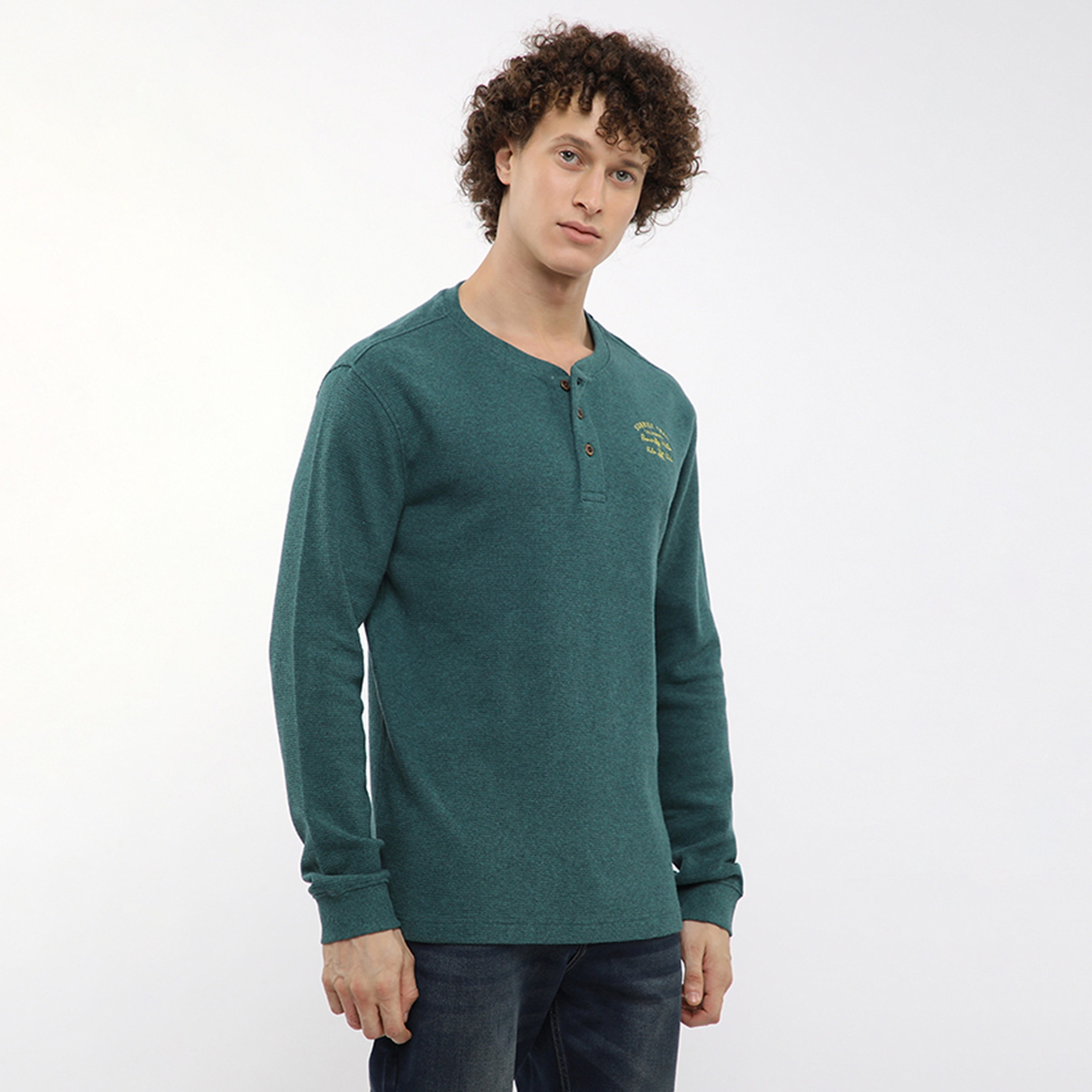 تيشيرت رجالي بأكمام طويلة ورقبة هنلي سادة من بيفرلي هيلز بولو كلوب-men-clothing-tshirtsandpolos-tshirts-image-7