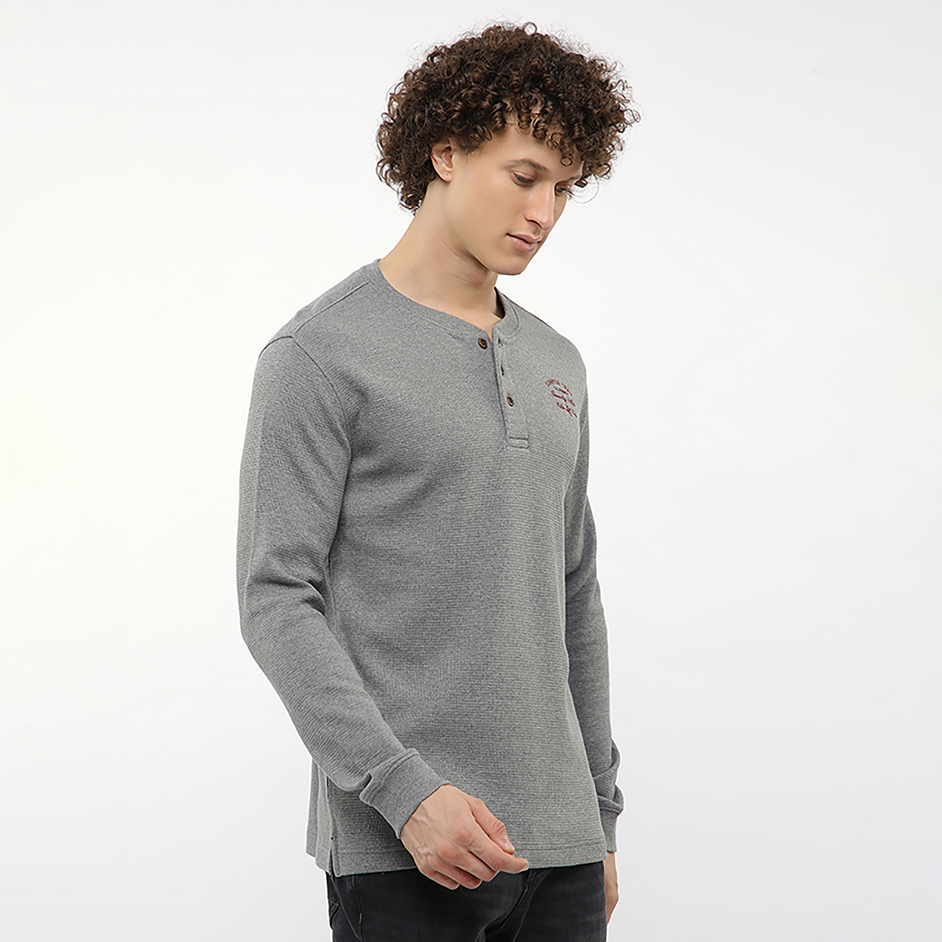 تيشيرت رجالي بأكمام طويلة ورقبة هنلي سادة من بيفرلي هيلز بولو كلوب-men-clothing-tshirtsandpolos-tshirts-image-11