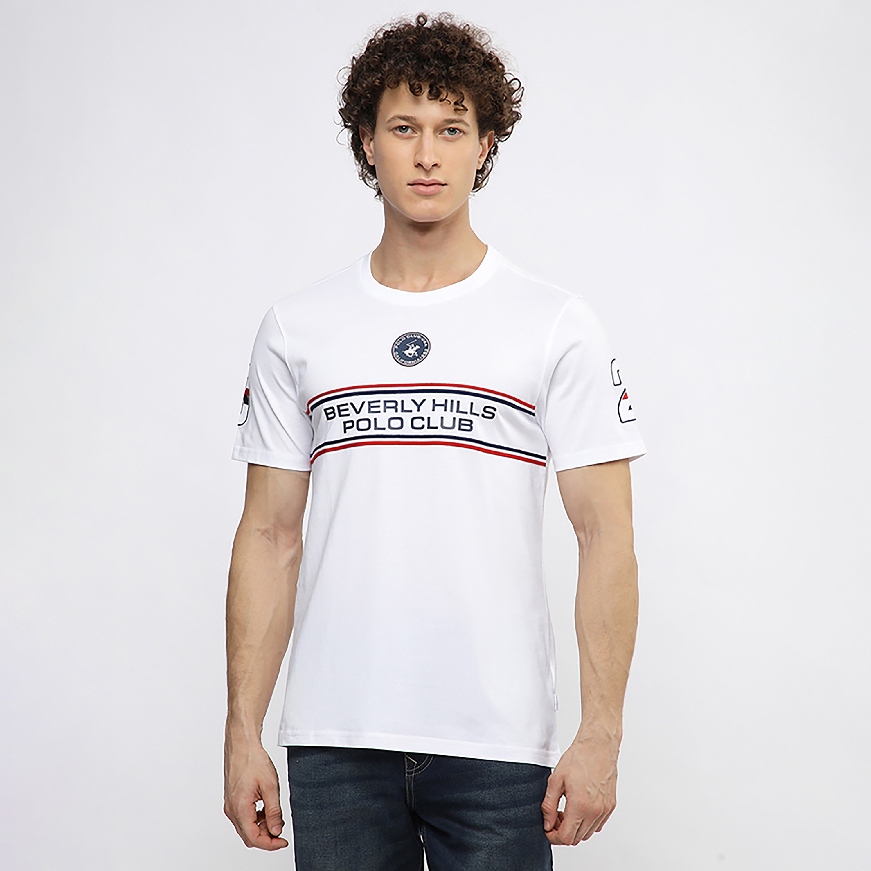 تي شيرت رجالي بياقة دائرية وأكمام قصيرة بطبعة نصية من بيفرلي هيلز بولو كلوب-men-clothing-tshirtsandpolos-tshirts-image-11