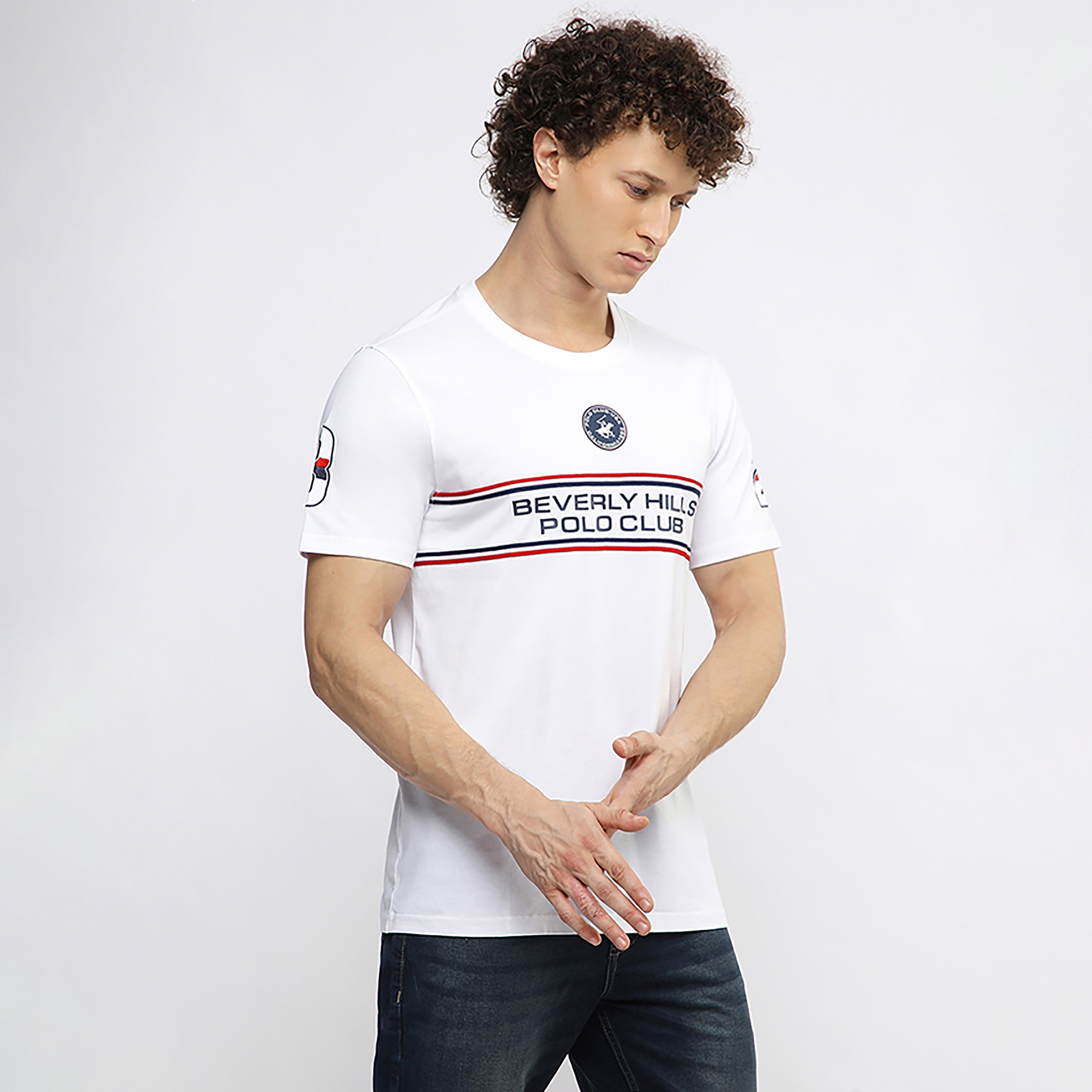 تي شيرت رجالي بياقة دائرية وأكمام قصيرة بطبعة نصية من بيفرلي هيلز بولو كلوب-men-clothing-tshirtsandpolos-tshirts-image-13