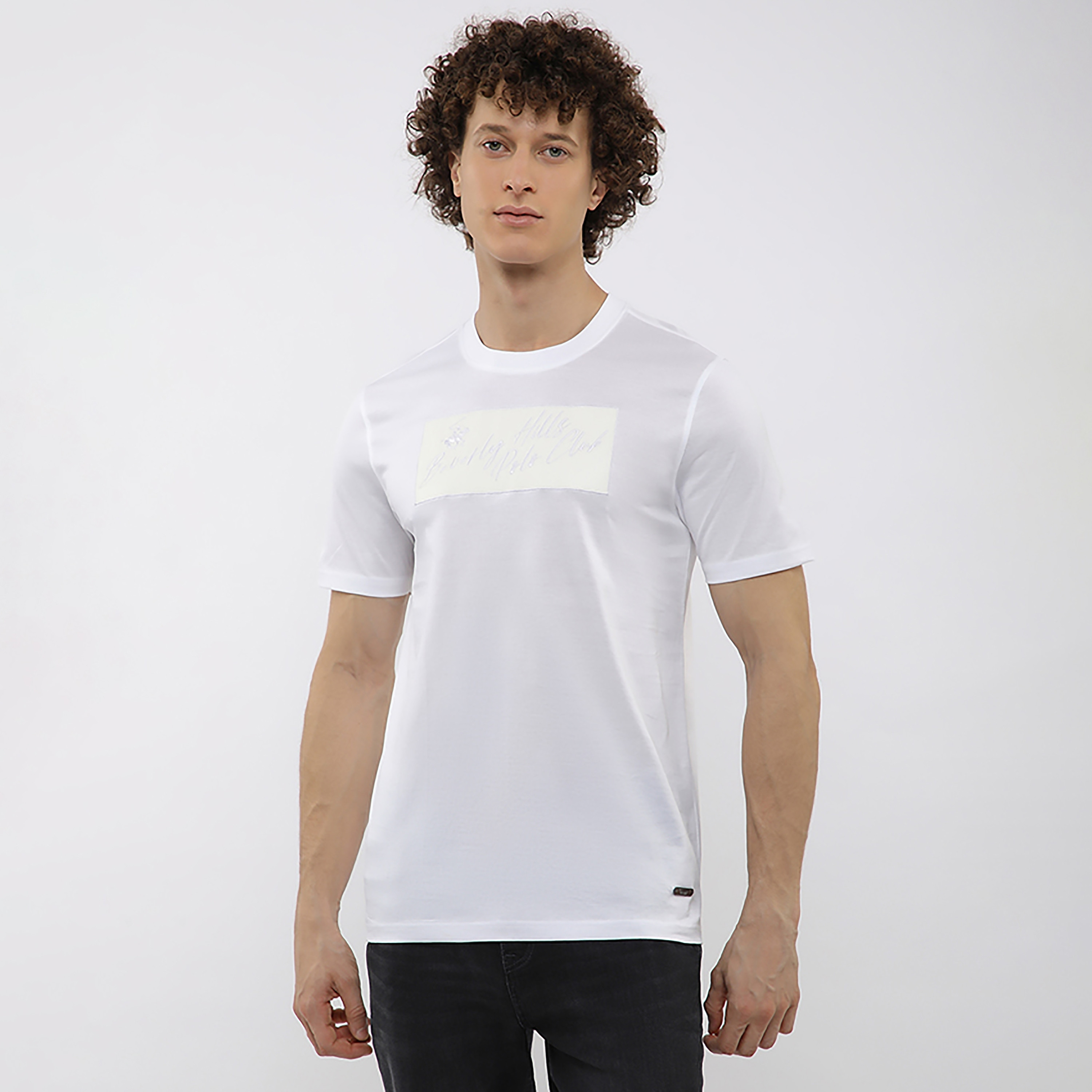 تي شيرت رجالي بياقة دائرية وأكمام قصيرة وشعار مطرز من بيفرلي هيلز بولو كلوب-men-clothing-tshirtsandpolos-tshirts-image-6