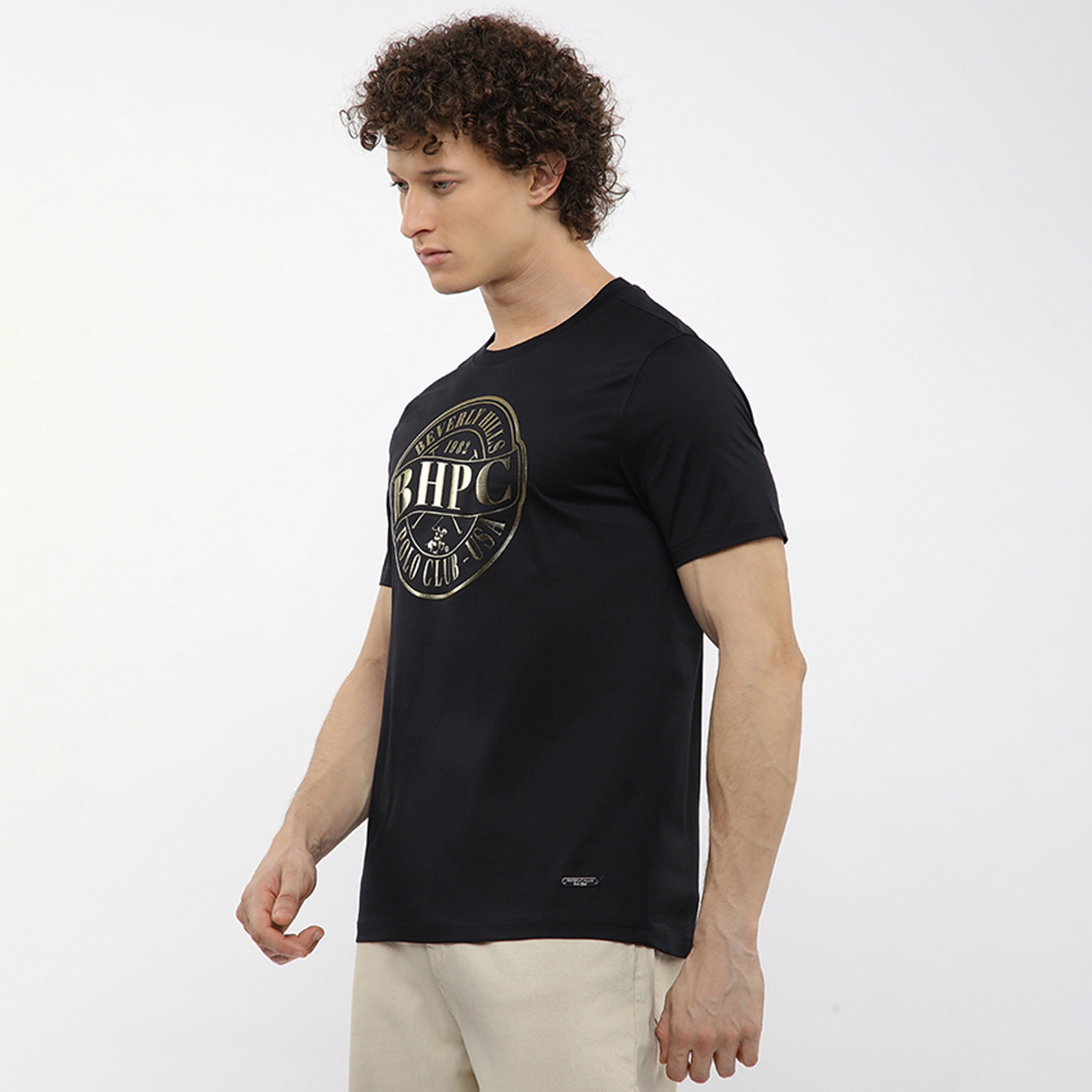 Beverly Hills Polo Club Graphic Print Crew Neck Short Sleeves Men's T-Shirt-men-clothing-tshirtsandpolos-tshirts-image-2