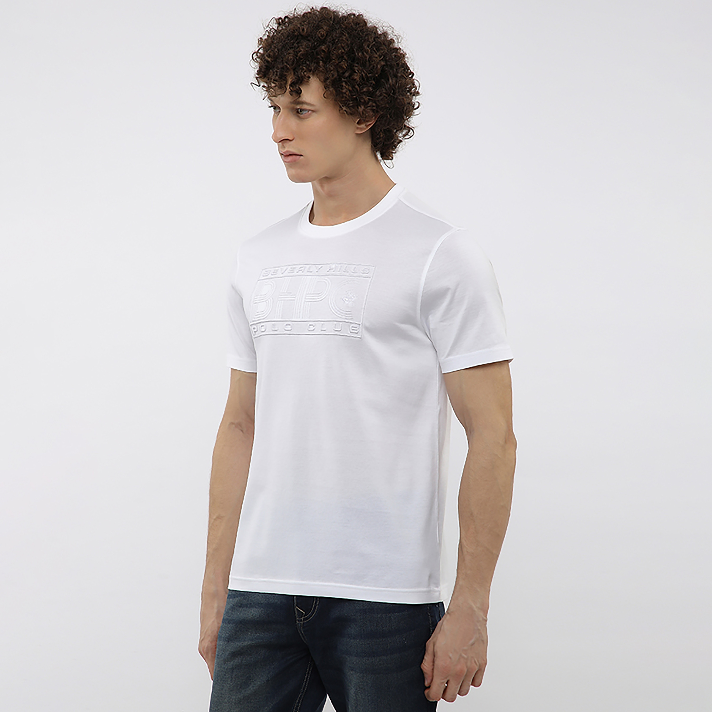 تي شيرت رجالي بياقة دائرية وأكمام قصيرة وشعار مطرز من بيفرلي هيلز بولو كلوب-men-clothing-tshirtsandpolos-tshirts-image-7