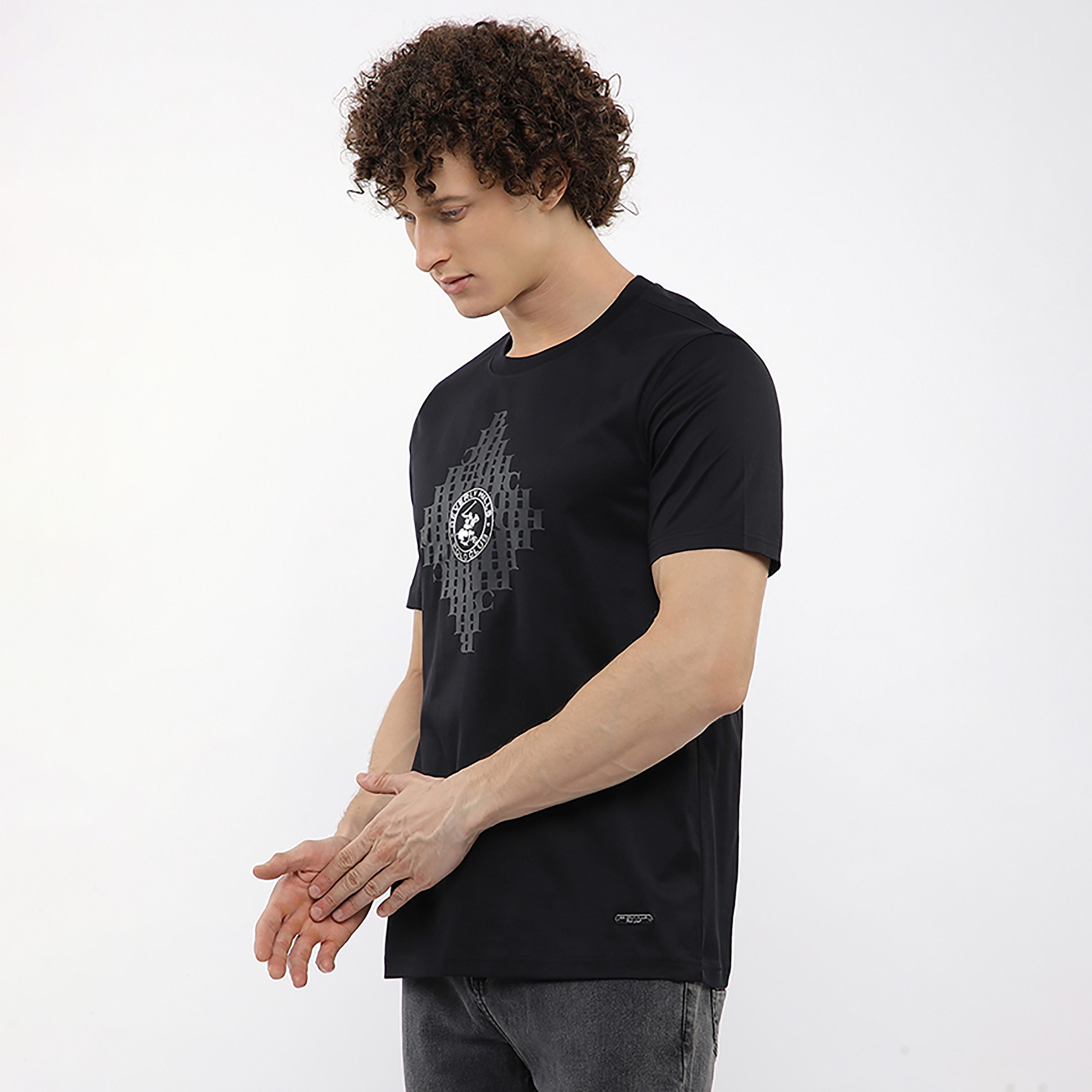 Beverly Hills Polo Club Graphic Print Crew Neck Short Sleeves Men's T-Shirt-men-clothing-tshirtsandpolos-tshirts-image-2
