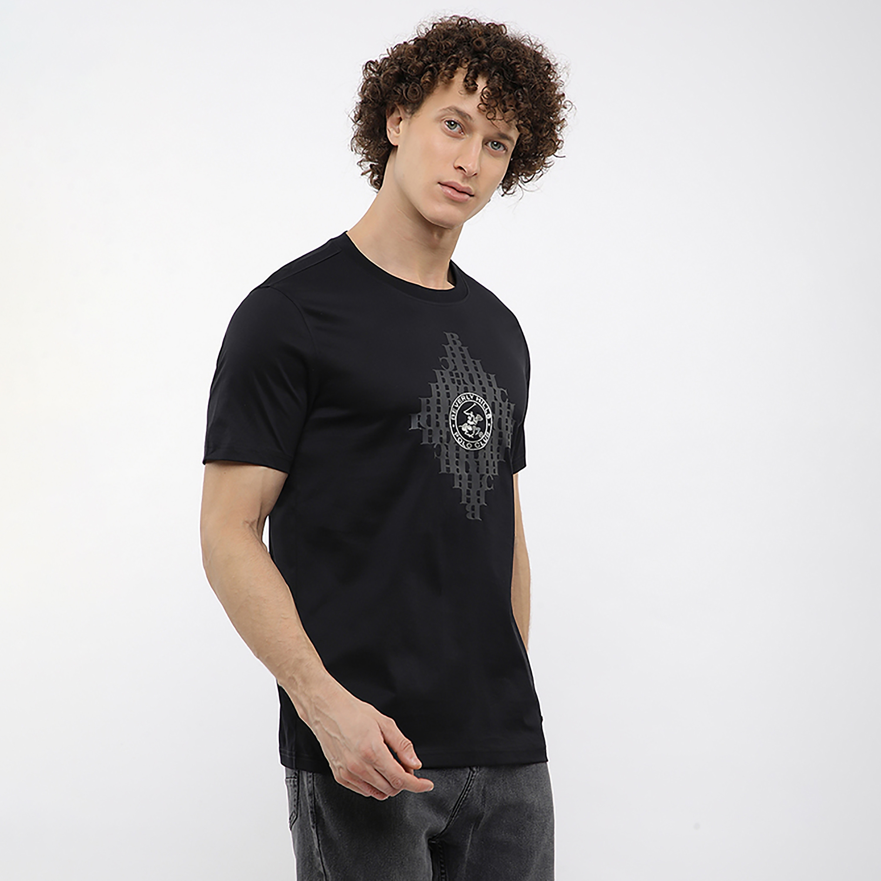Beverly Hills Polo Club Graphic Print Crew Neck Short Sleeves Men's T-Shirt-men-clothing-tshirtsandpolos-tshirts-image-3