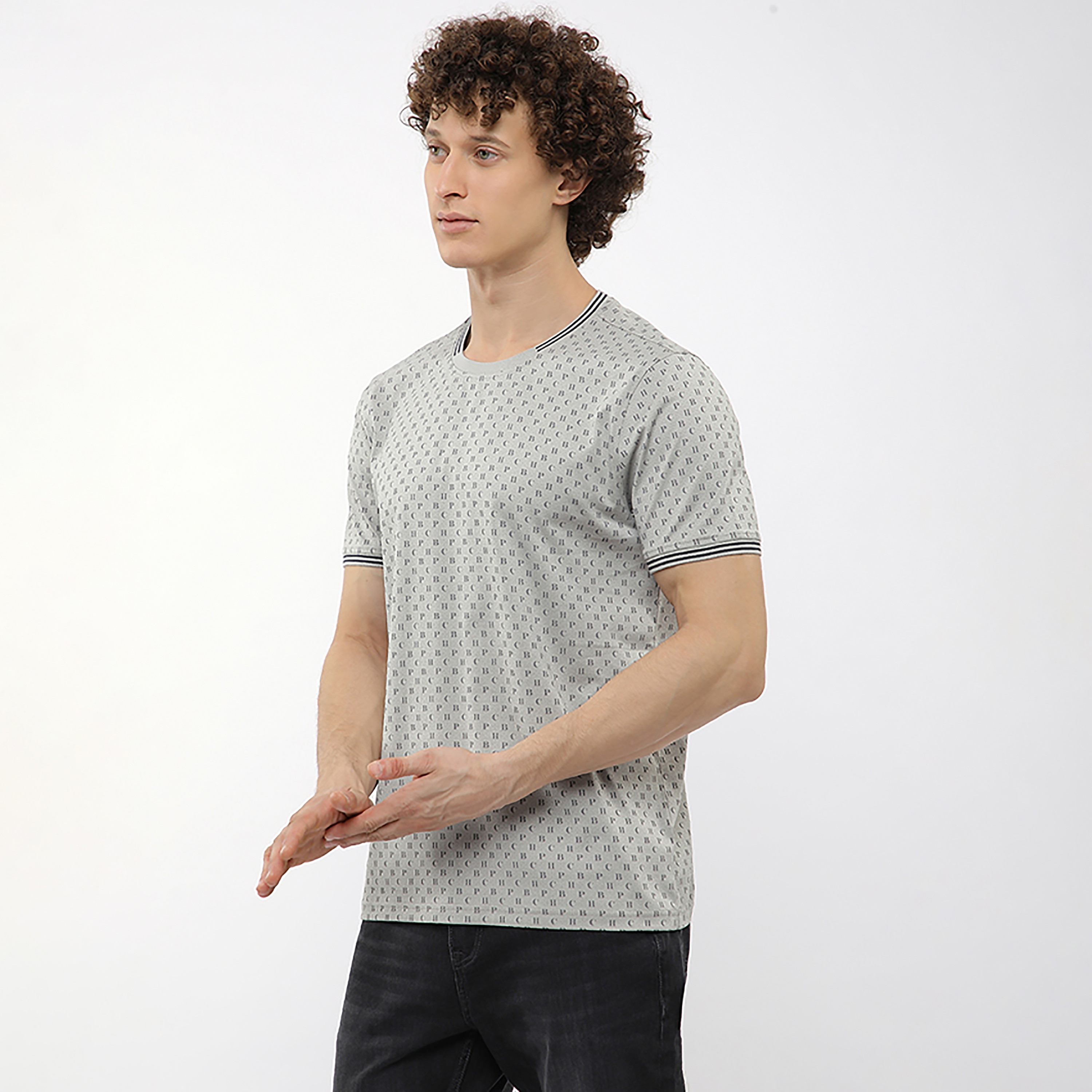 Beverly Hills Polo Club Typographic Print Crew Neck Short Sleeves Men's T-Shirt-men-clothing-tshirtsandpolos-tshirts-image-2
