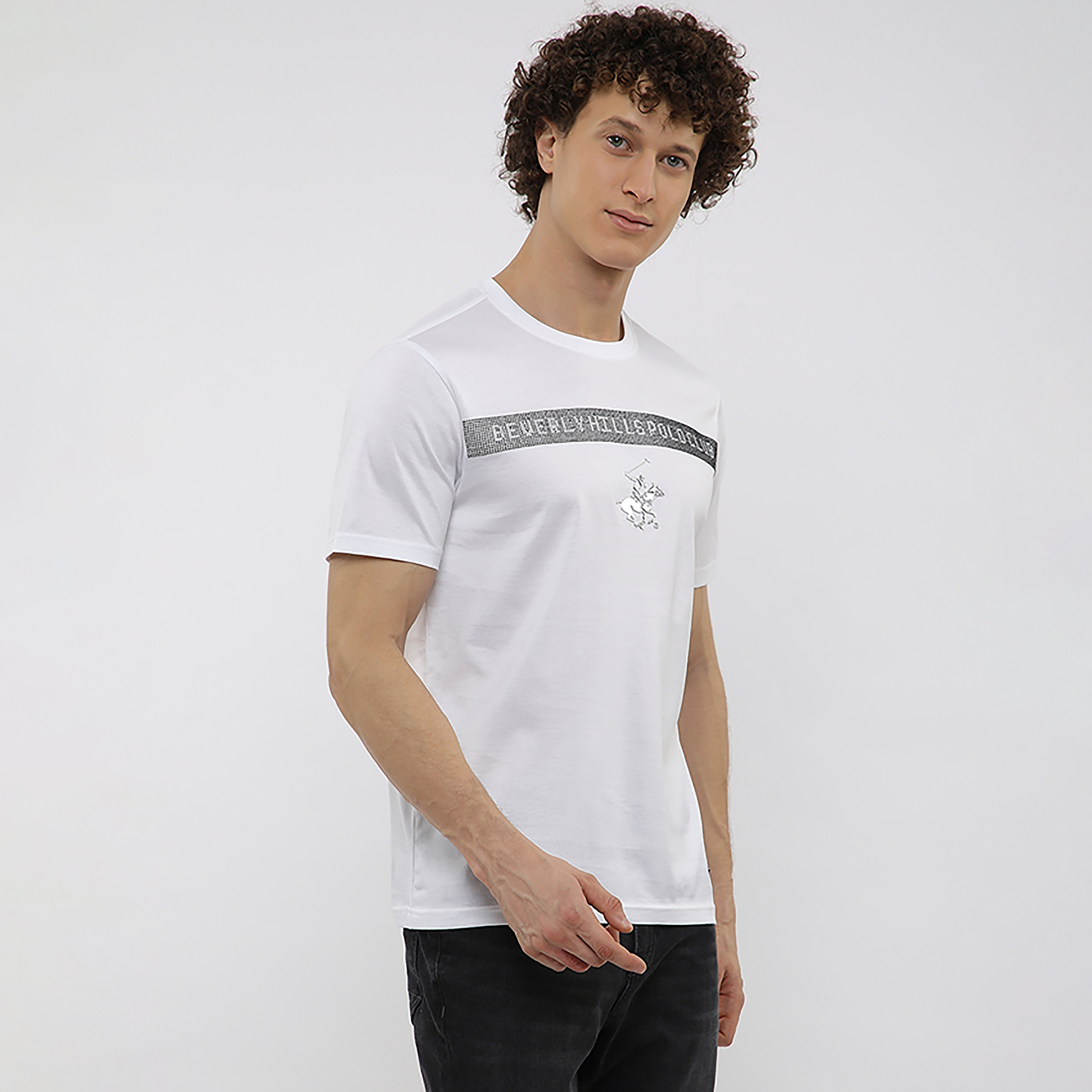 تيشيرت رجالي بشعار مُزيّن بياقة مستديرة وأكمام قصيرة من بيفرلي هيلز بولو كلوب-men-clothing-tshirtsandpolos-tshirts-image-8