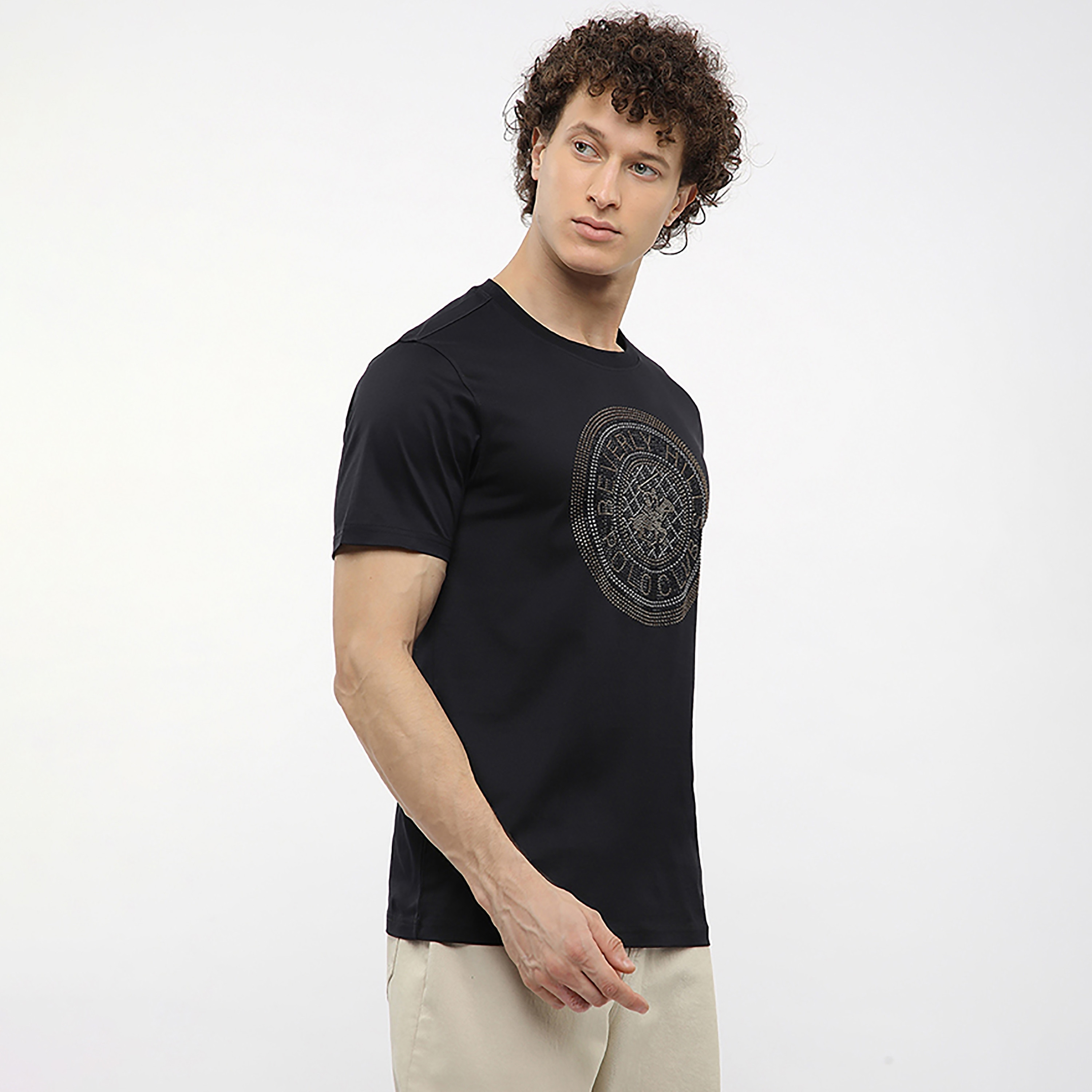 تيشيرت رجالي بشعار مُزيّن بياقة مستديرة وأكمام قصيرة من بيفرلي هيلز بولو كلوب-men-clothing-tshirtsandpolos-tshirts-image-3
