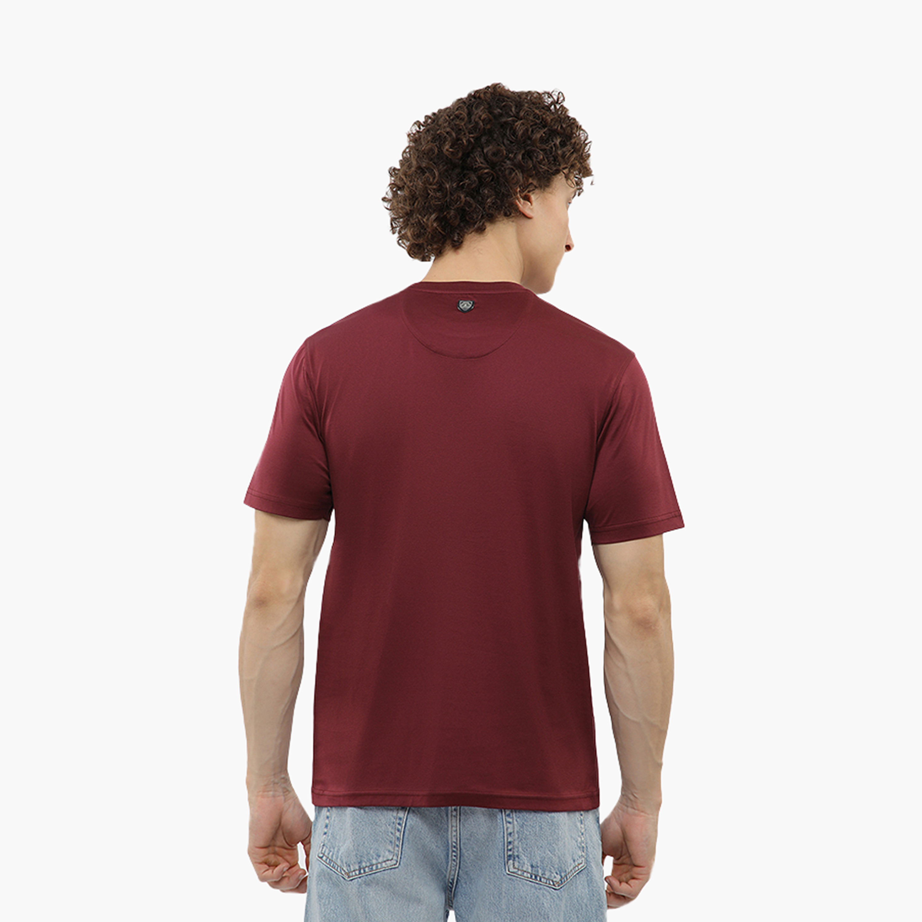 تي شيرت رجالي بأكمام قصيرة وياقة دائرية وشعار من بيفرلي هيلز بولو كلوب-men-clothing-tshirtsandpolos-tshirts-image-4