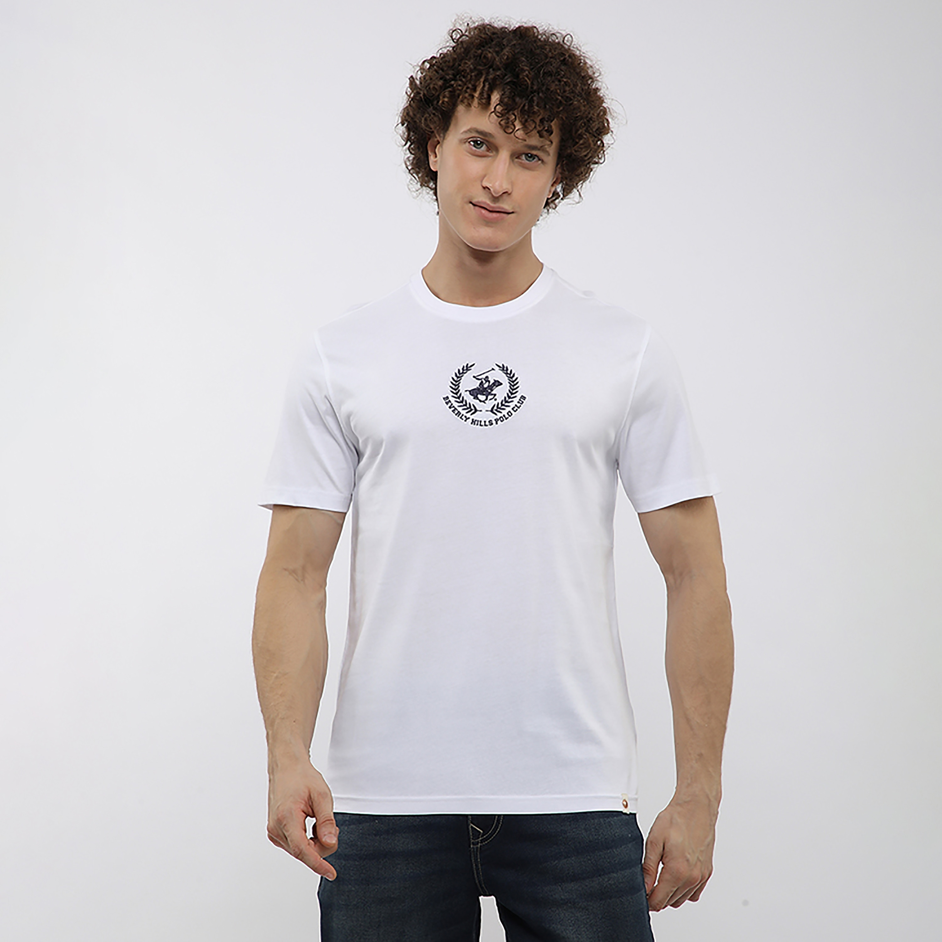 Beverly Hills Polo Club Embroidered Logo Crew Neck Short Sleeves Men's T-Shirt-men-clothing-tshirtsandpolos-tshirts-image-6