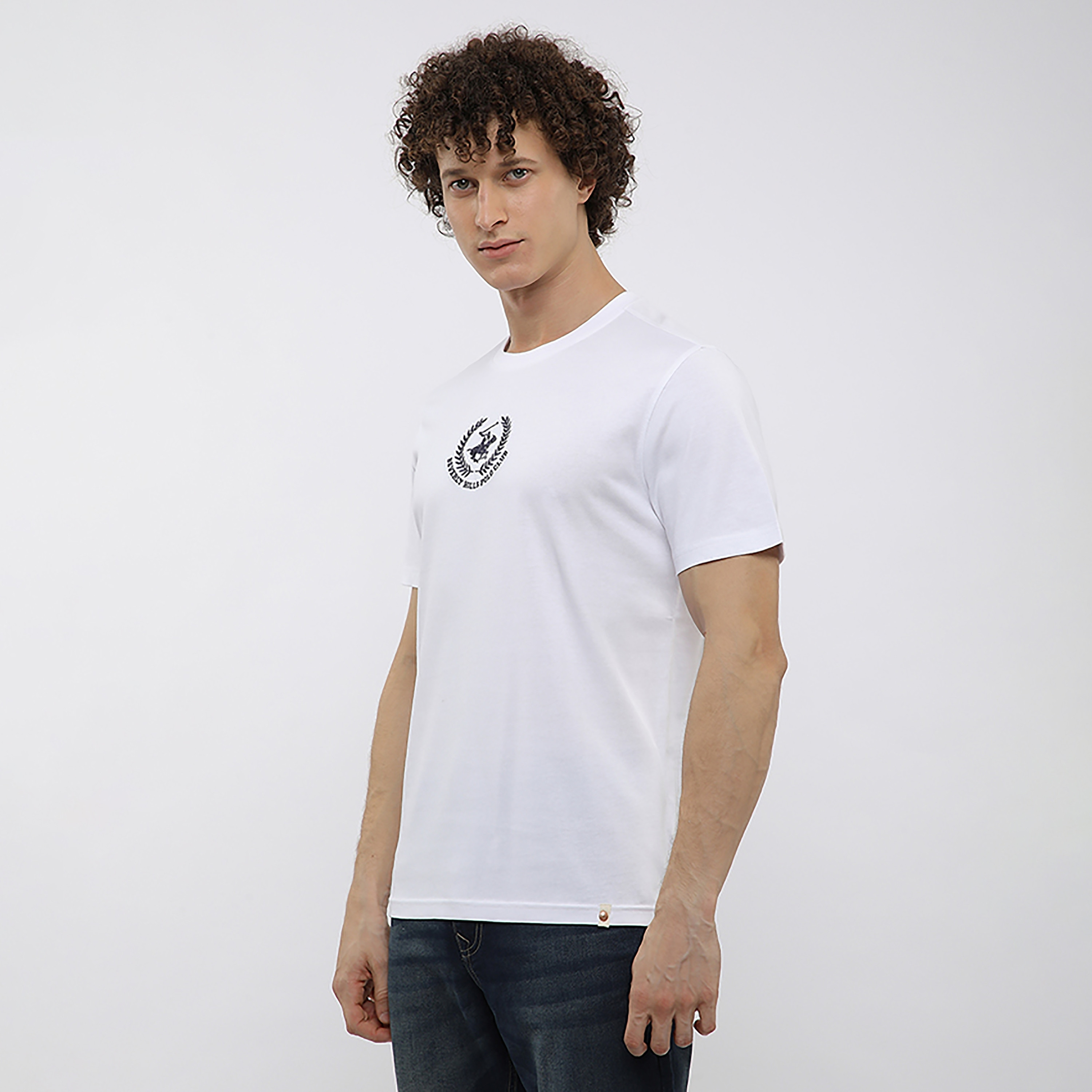 Beverly Hills Polo Club Embroidered Logo Crew Neck Short Sleeves Men's T-Shirt-men-clothing-tshirtsandpolos-tshirts-image-7