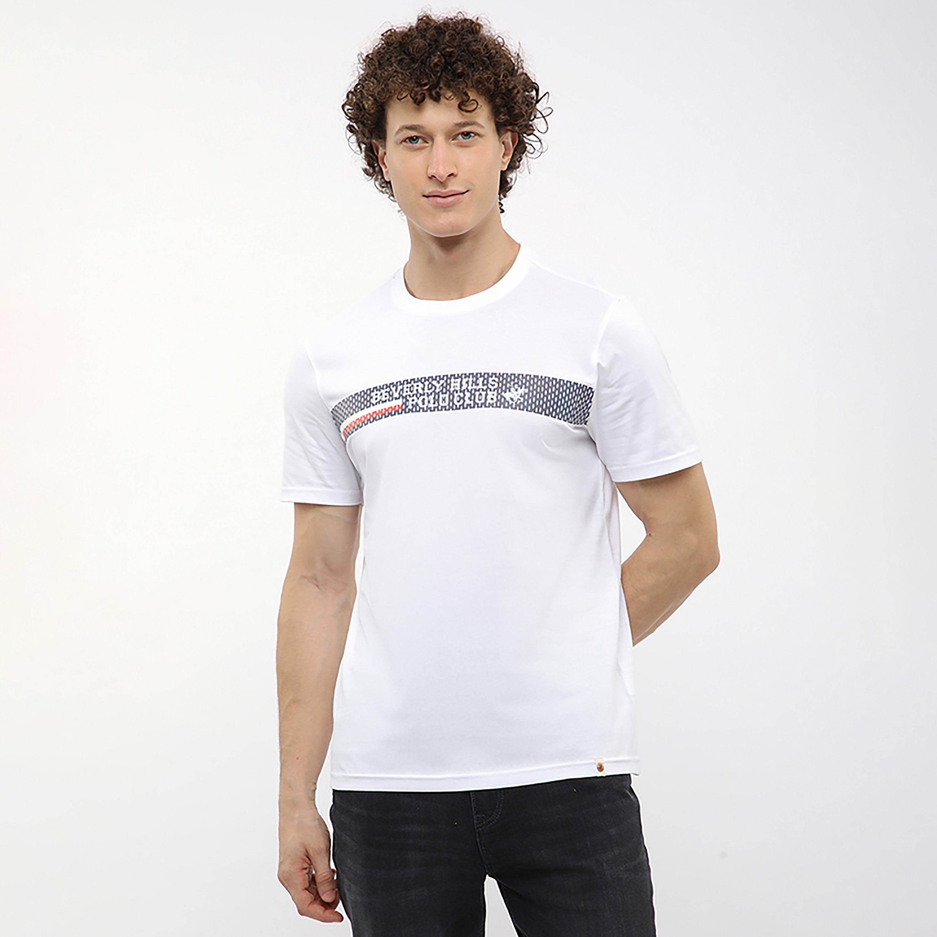 Beverly Hills Polo Club Graphic Print Crew Neck Short Sleeves Men's T-Shirt-men-clothing-tshirtsandpolos-tshirts-image-1