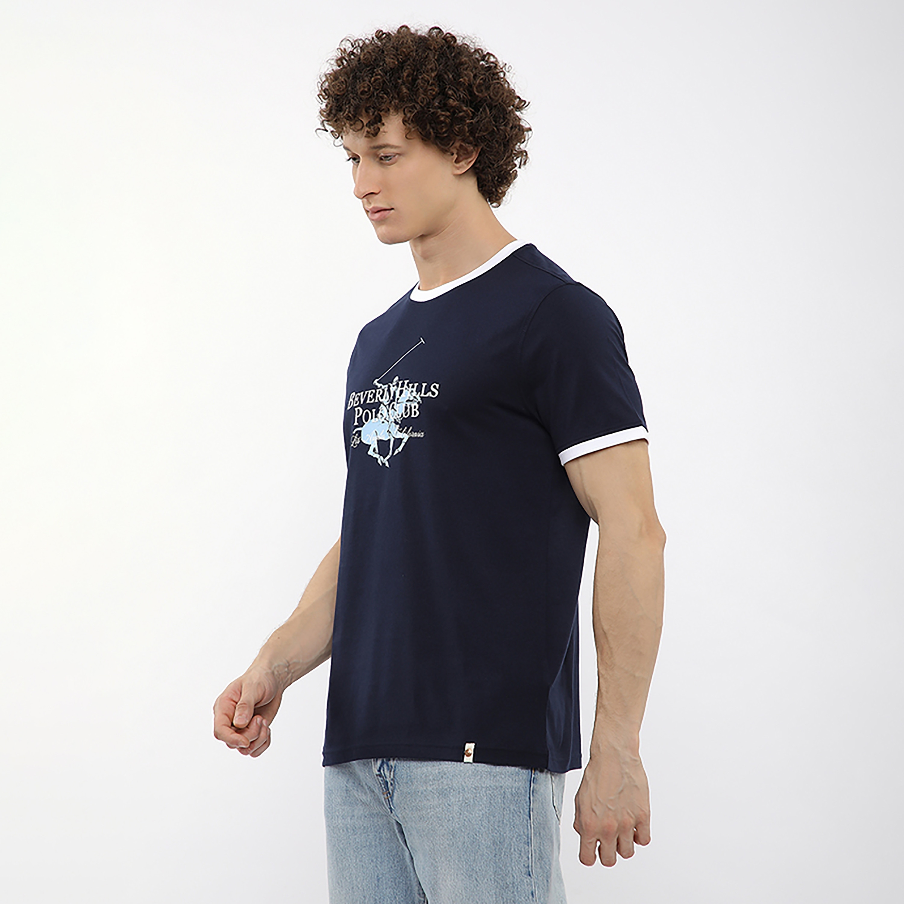 Beverly Hills Polo Club Graphic Print Crew Neck Short Sleeves Men's T-Shirt-men-clothing-tshirtsandpolos-tshirts-image-2