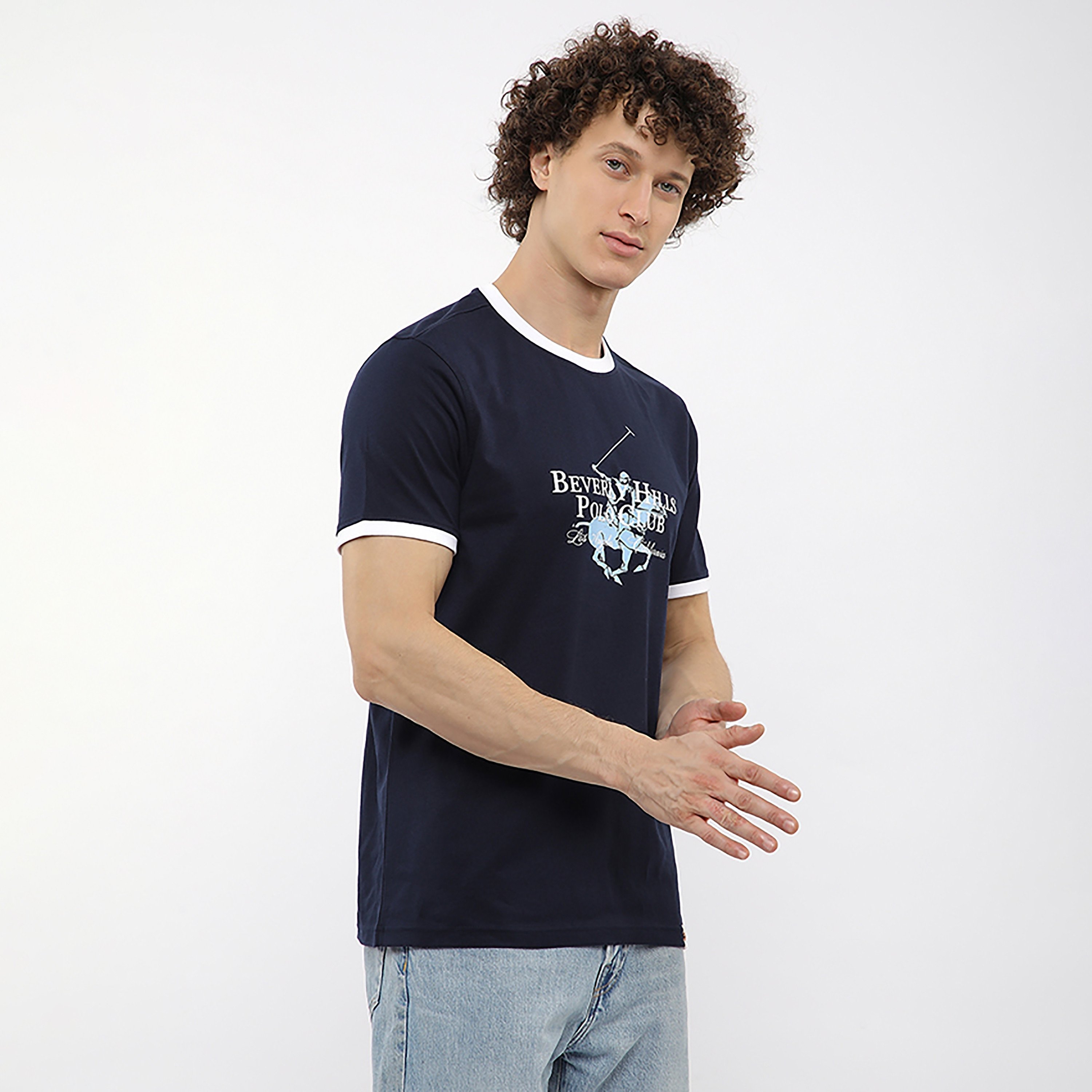 Beverly Hills Polo Club Graphic Print Crew Neck Short Sleeves Men's T-Shirt-men-clothing-tshirtsandpolos-tshirts-image-3