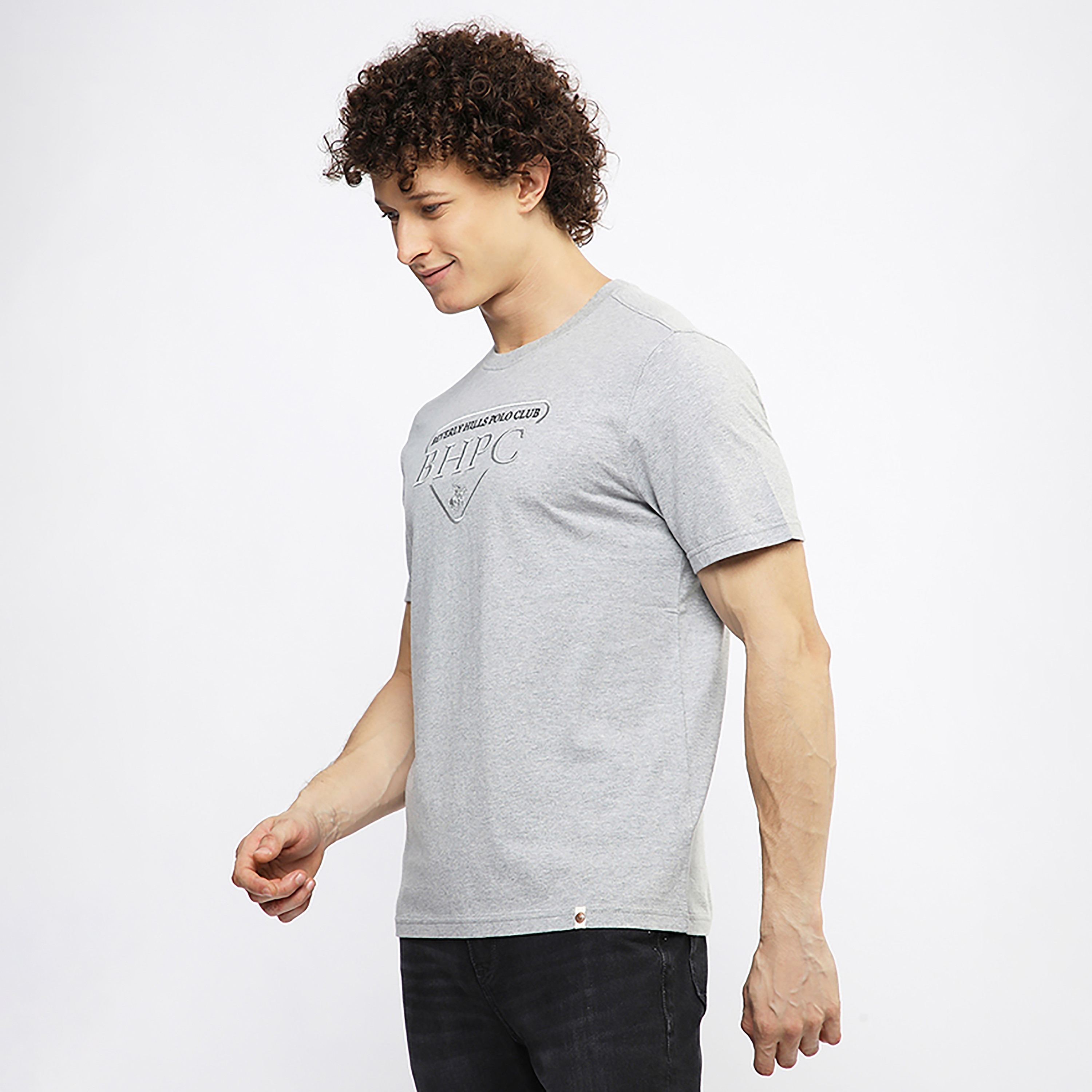 تي شيرت رجالي بياقة دائرية وأكمام قصيرة وشعار مطرز من بيفرلي هيلز بولو كلوب-men-clothing-tshirtsandpolos-tshirts-image-7