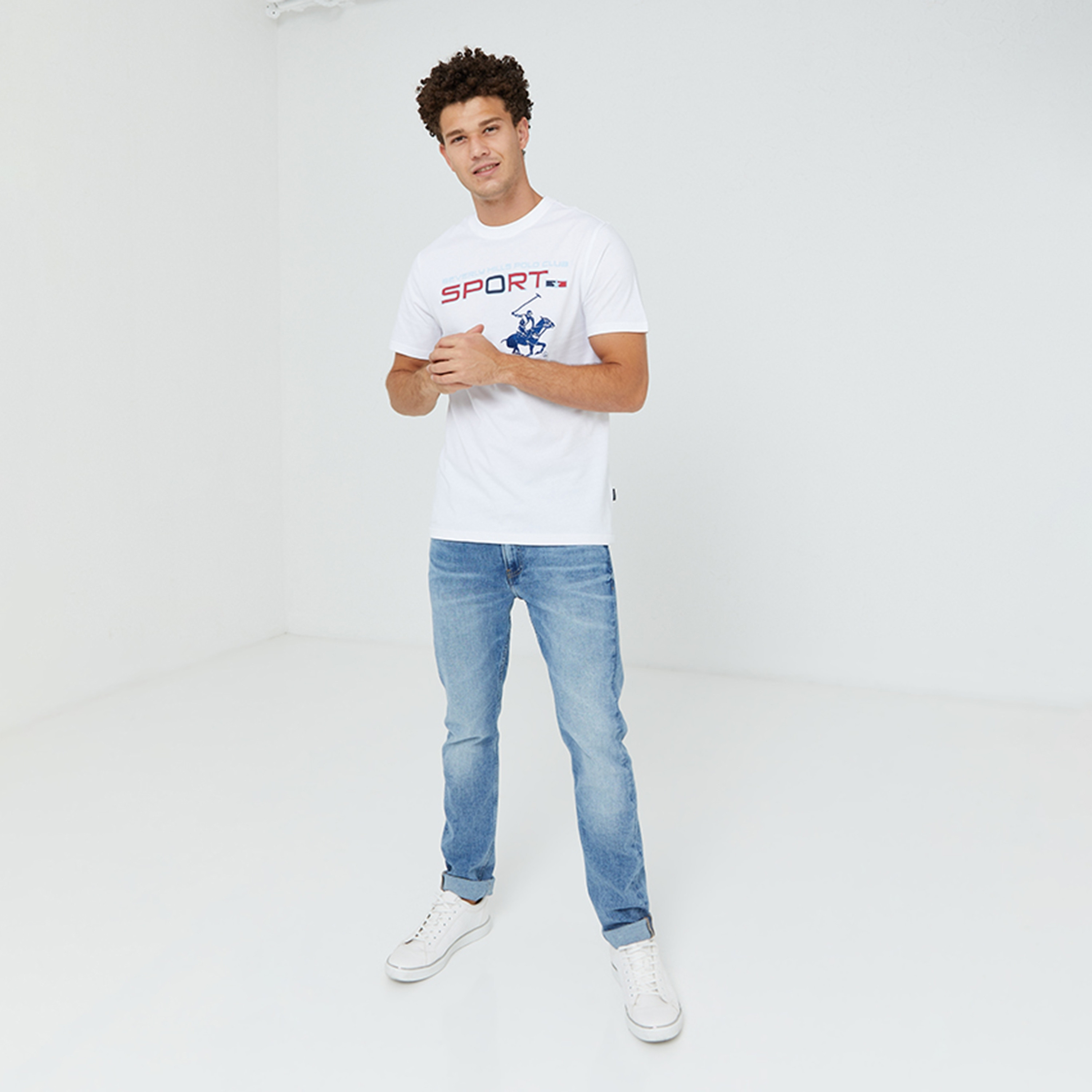 Beverly Hills Polo Club Text-Print Crew Neck Short Sleeves Men's T-Shirt-men-clothing-tshirtsandpolos-tshirts-image-2
