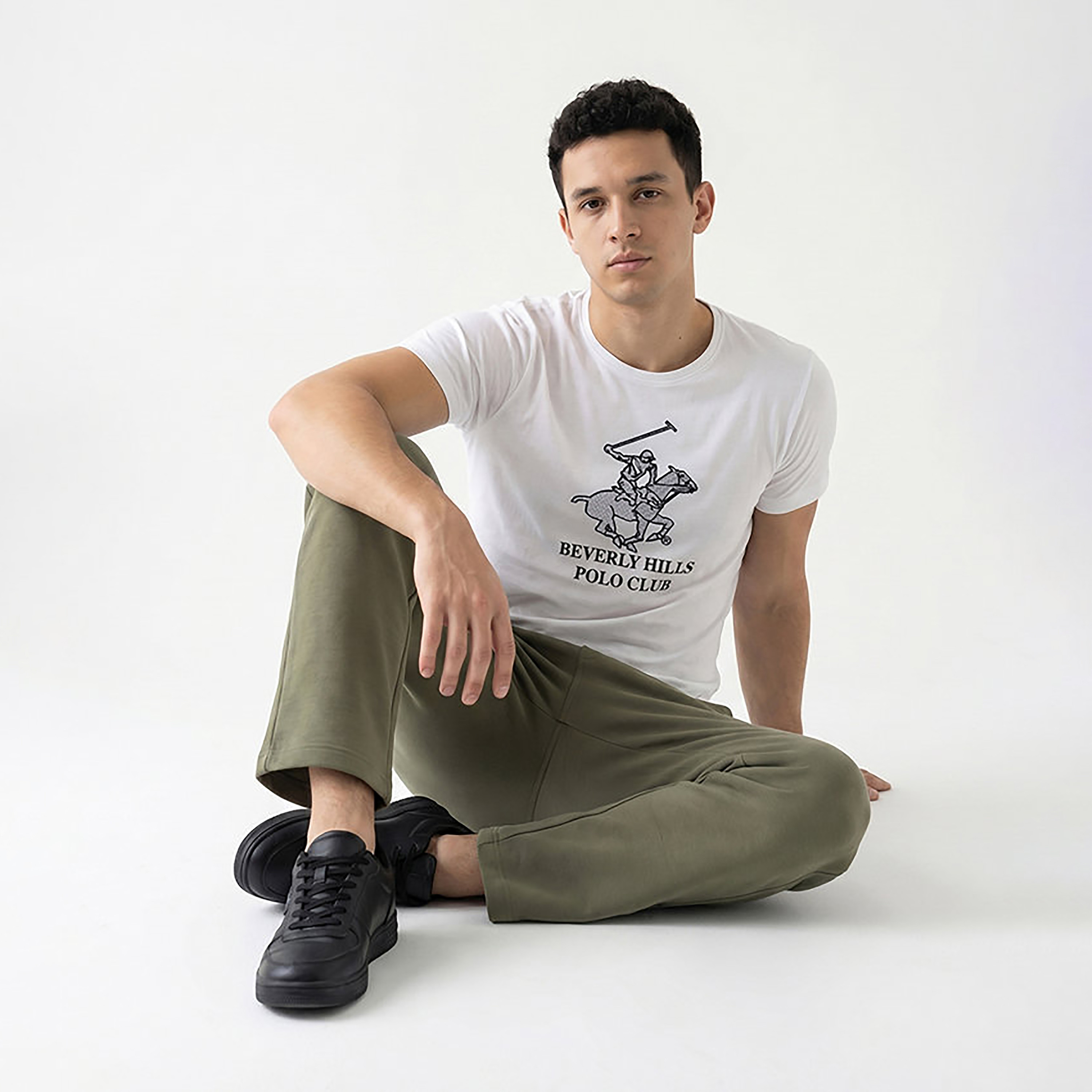Beverly Hills Polo Club Embroidered Logo Crew Neck Short Sleeves Men's T-Shirt-men-clothing-tshirtsandpolos-tshirts-image-2