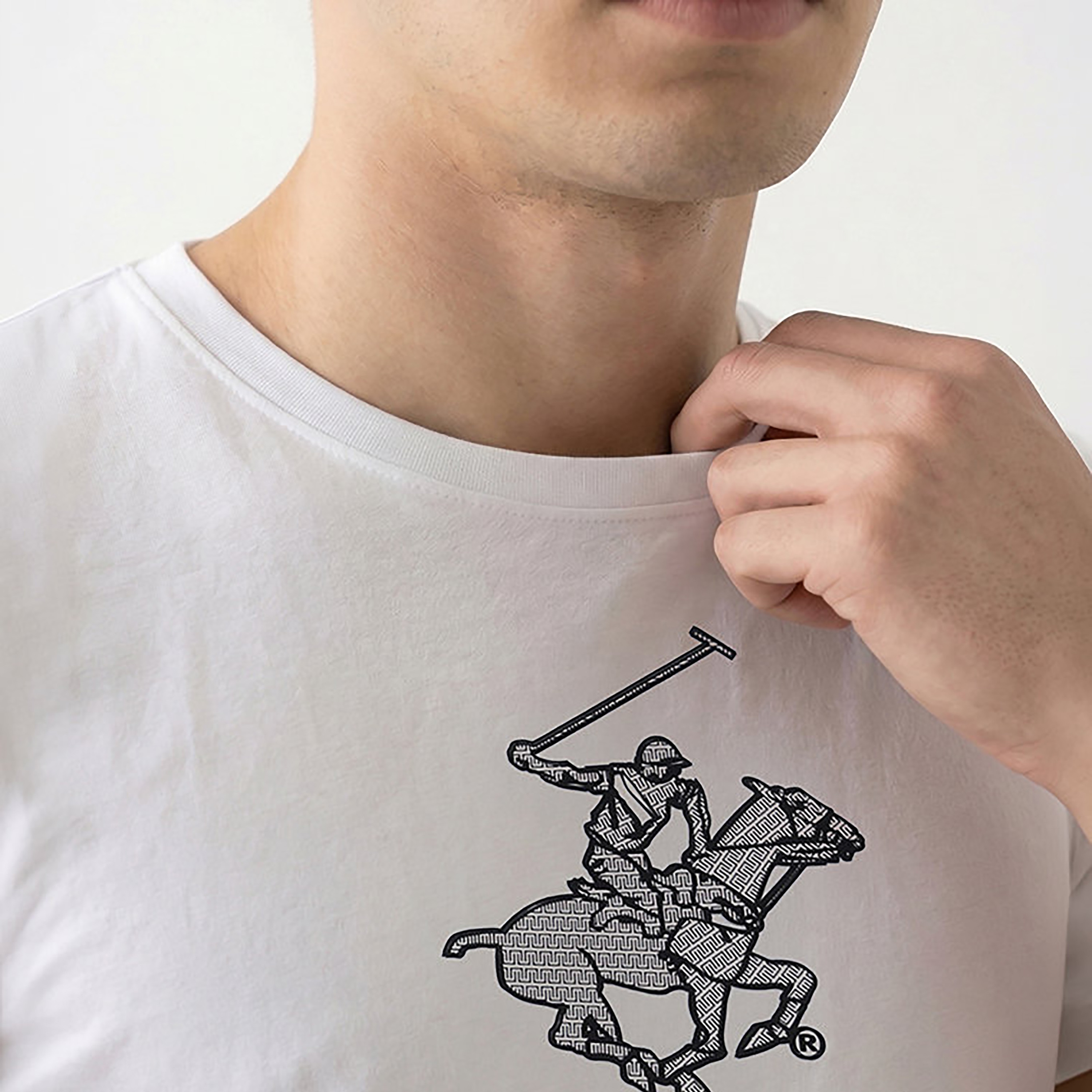 Beverly Hills Polo Club Embroidered Logo Crew Neck Short Sleeves Men's T-Shirt-men-clothing-tshirtsandpolos-tshirts-image-4