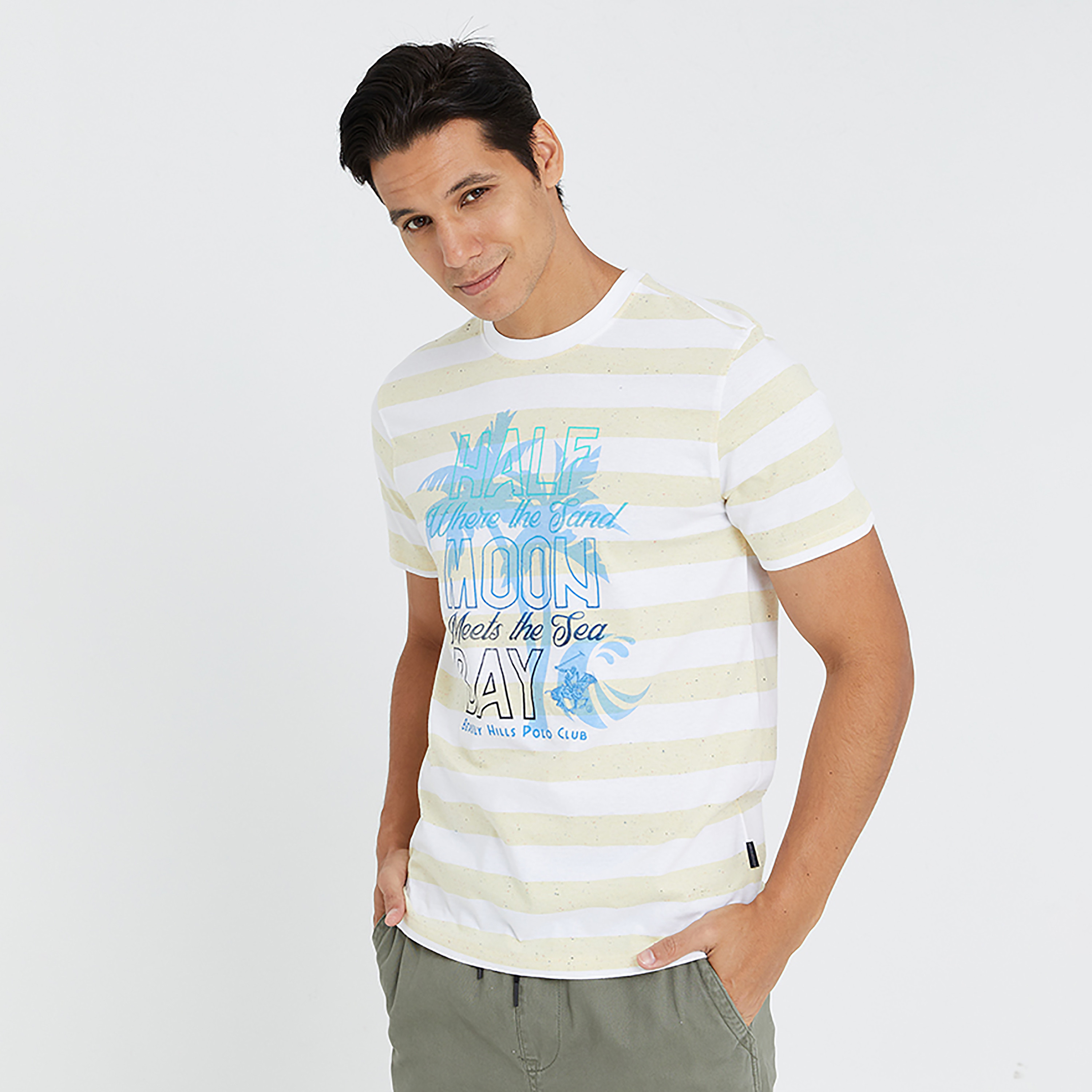 تي شيرت بياقة مستديرة وأكمام قصيرة مطبوعة من بيفرلي هيلز بولو كلوب -men-clothing-tshirtsandpolos-tshirts-image-1
