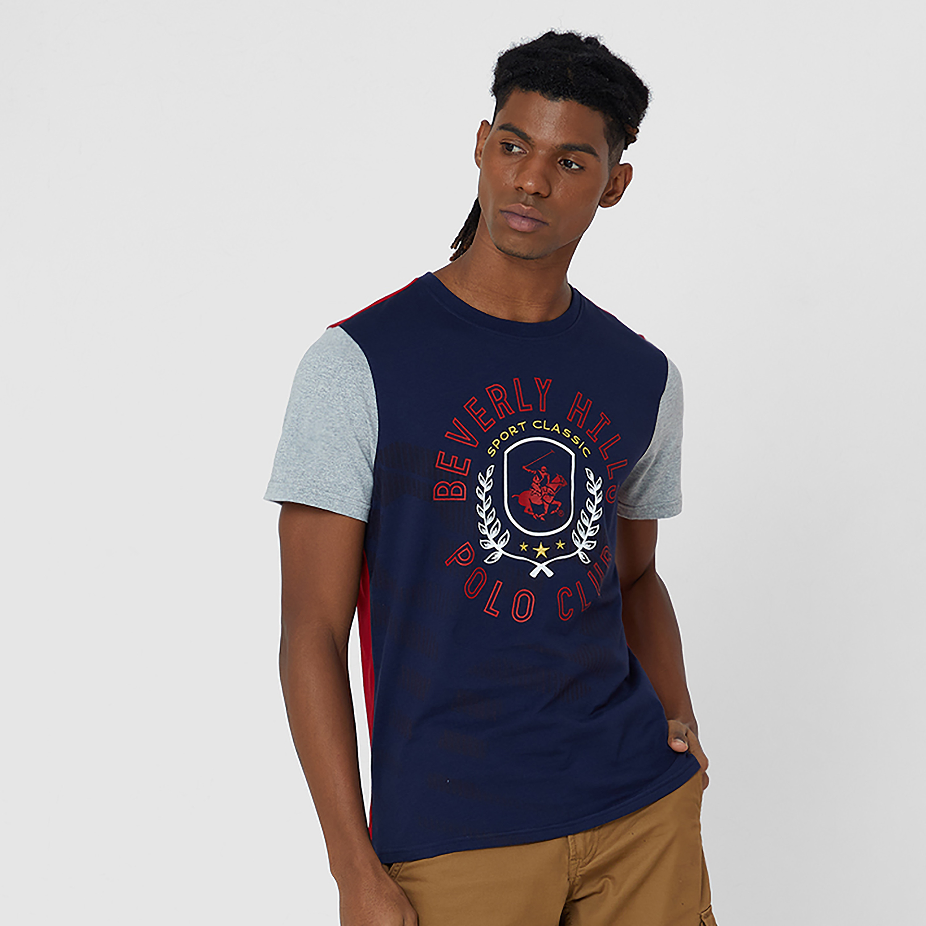 تي شيرت بياقة مستديرة وأكمام قصيرة مطبوعة من بيفرلي هيلز بولو كلوب -men-clothing-tshirtsandpolos-tshirts-image-1