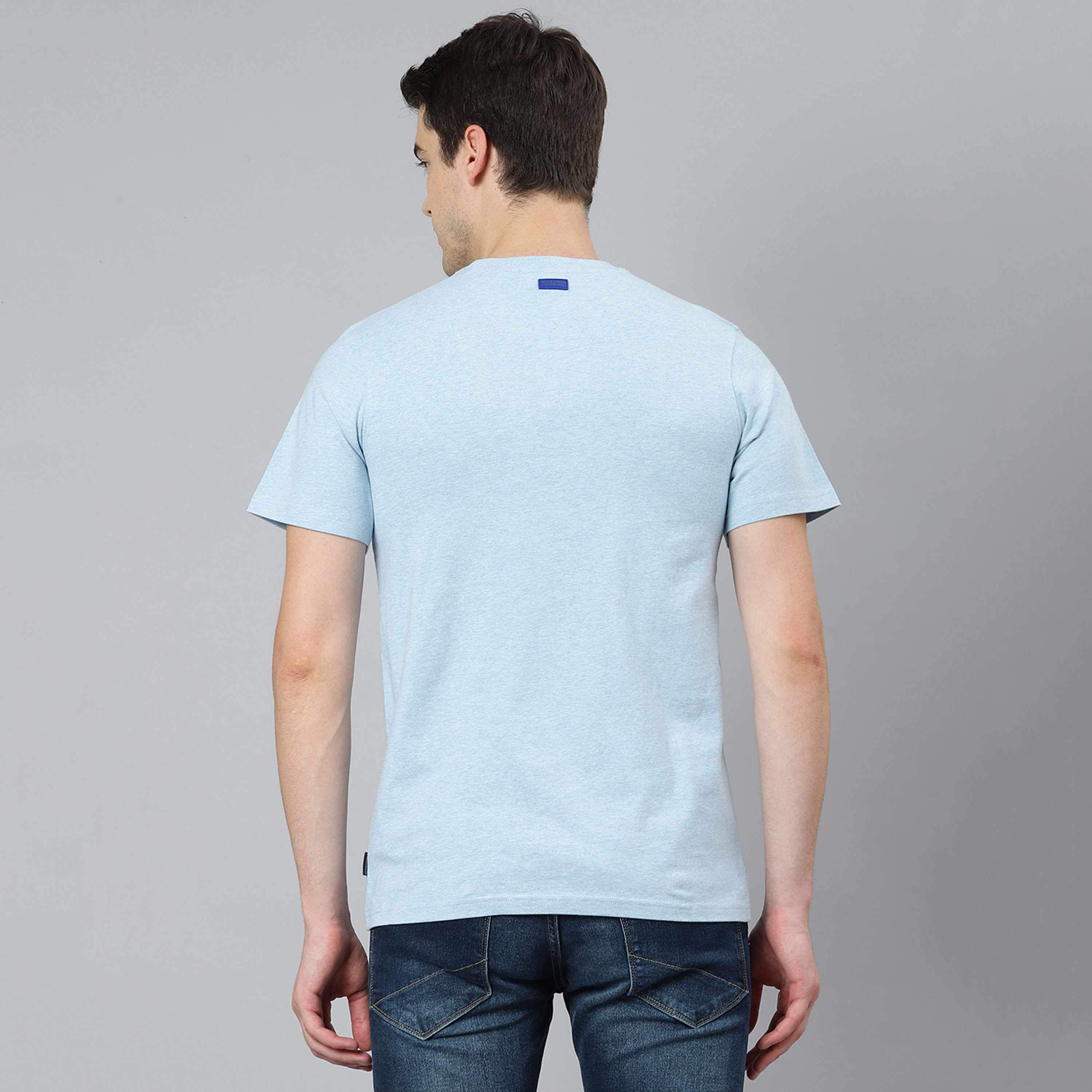 تي شيرت بيفرلي هيلز بولو كلب أزرق مطبوع بياقة مستديرة وأكمام قصيرة للرجال-men-clothing-tshirtsandpolos-tshirts-image-4