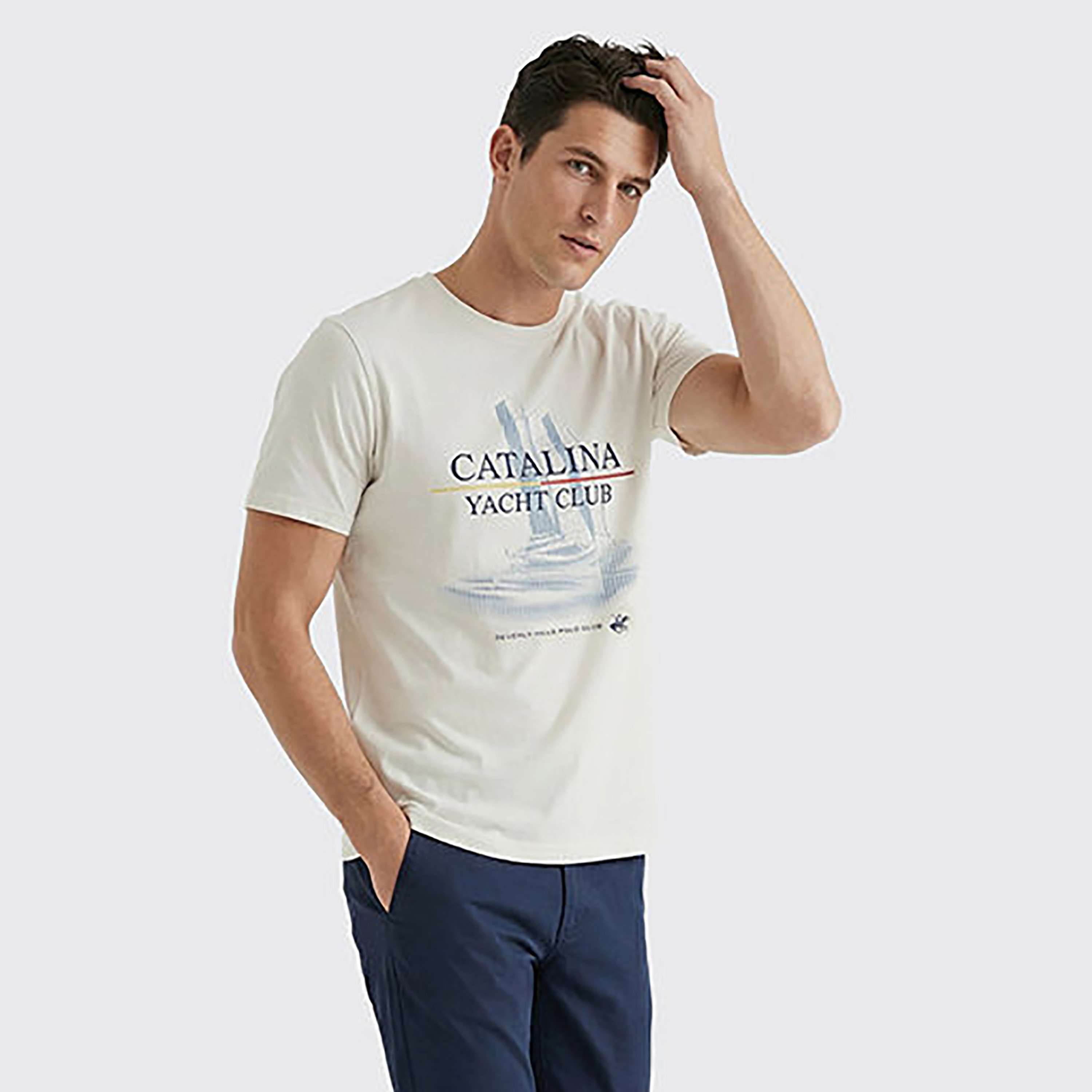Beverly Hills Polo Club Graphic Yacht Print Crew Neck Short Sleeves Men's T-Shirt-men-clothing-tshirtsandpolos-tshirts-image-3