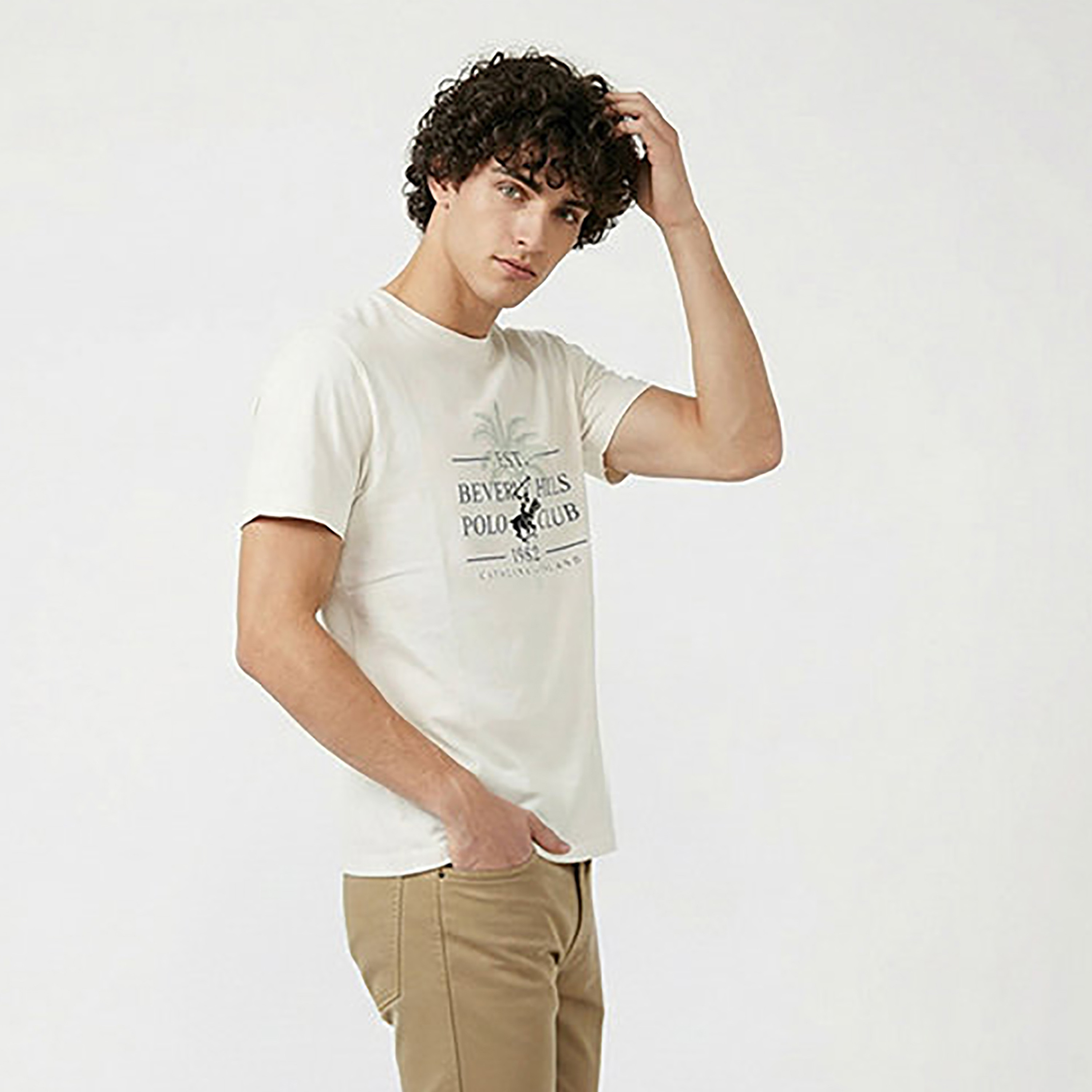 Beverly Hills Polo Club Typographic Print Crew Neck Short Sleeves Men's T-Shirt-men-clothing-tshirtsandpolos-tshirts-image-3
