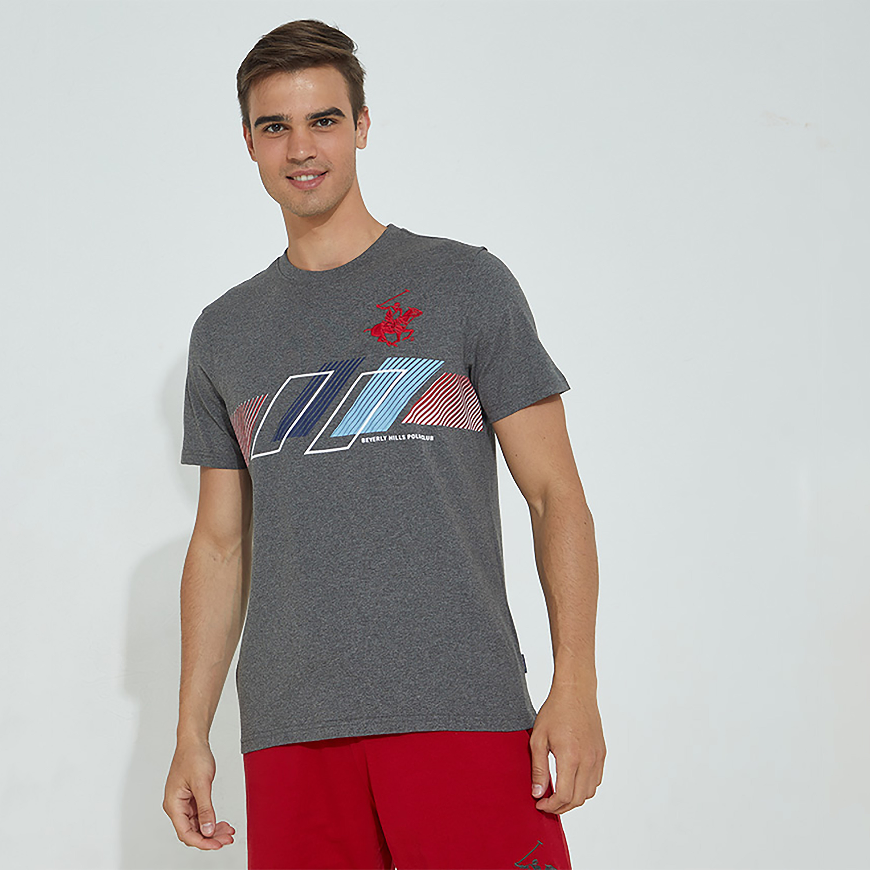 Beverly Hills Polo Club Printed Crew Neck Short Sleeves T-Shirt-PROMO_CP_BHPC_101125-image-1