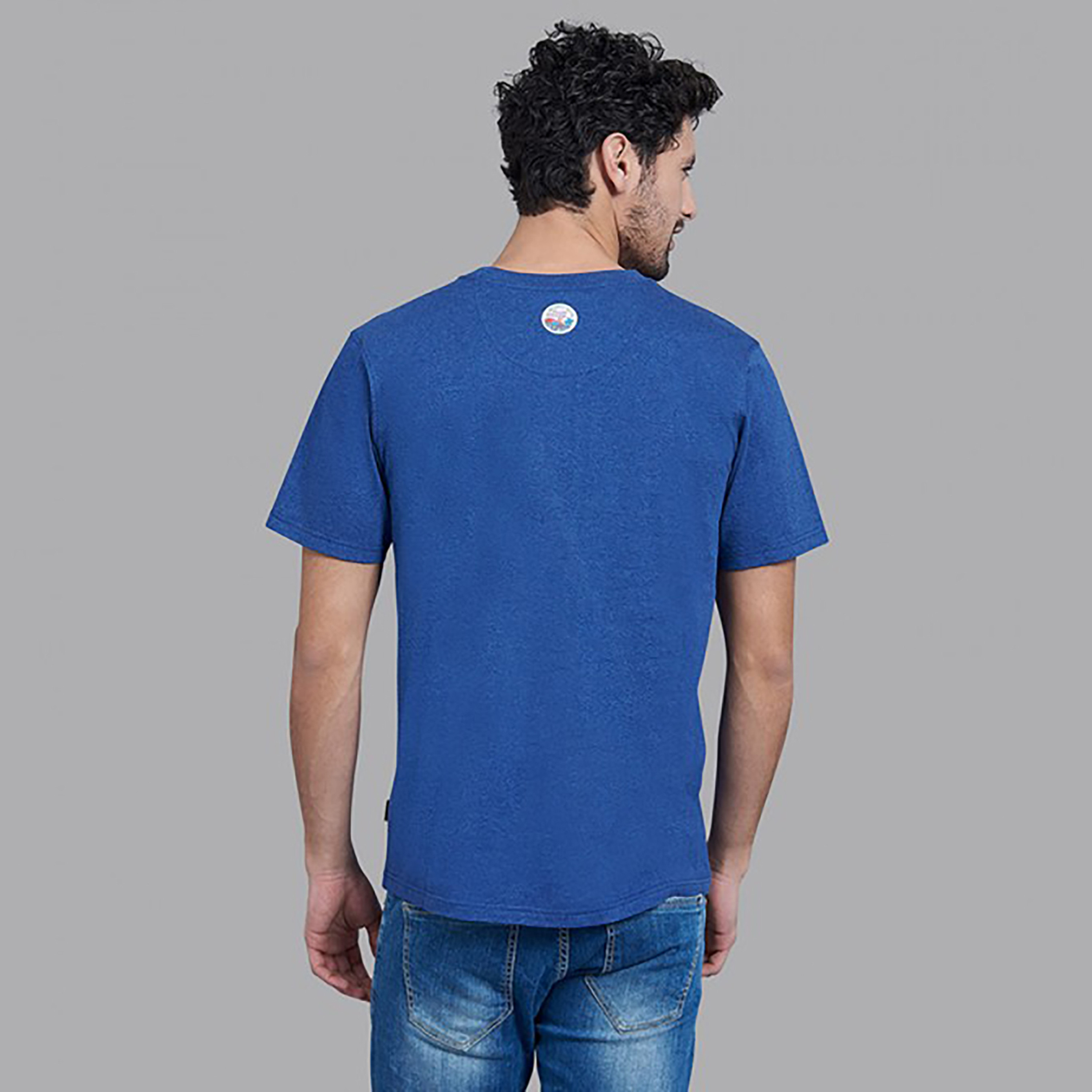 Beverly Hills Polo Club Men Yellow Printed Crew Neck Short Sleeves T-Shirt-men-clothing-tshirtsandpolos-tshirts-image-4