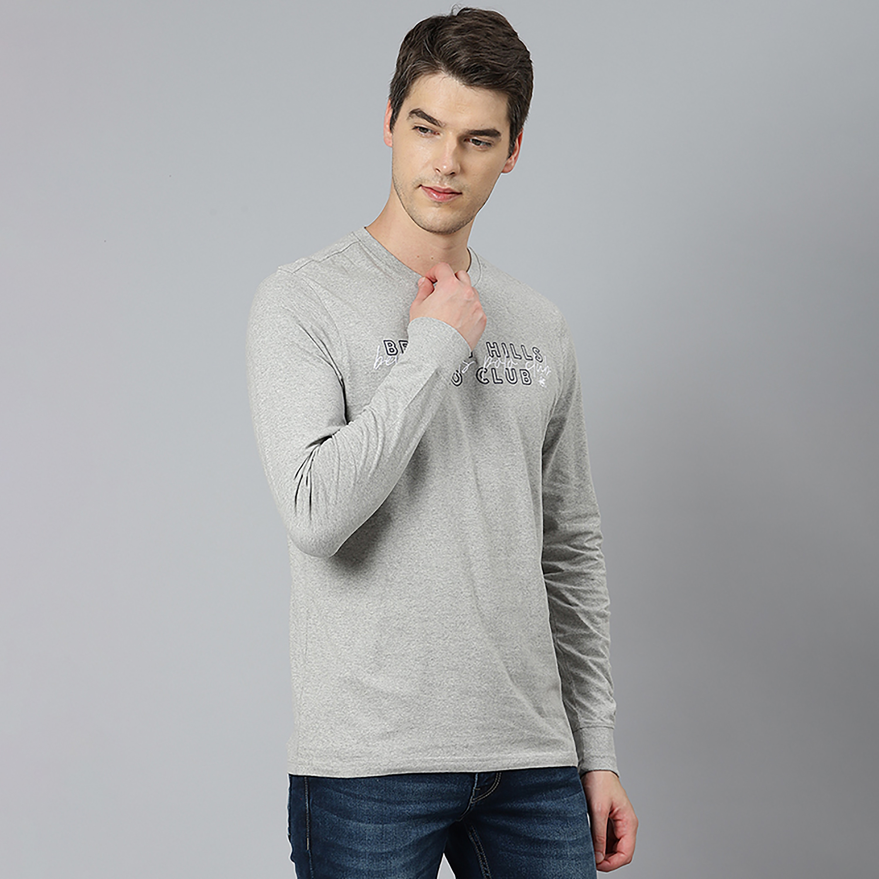 تي شيرت بياقة مستديرة وأكمام قصيرة مطرزة من بيفرلي هيلز بولو كلوب-men-clothing-tshirtsandpolos-tshirts-image-3