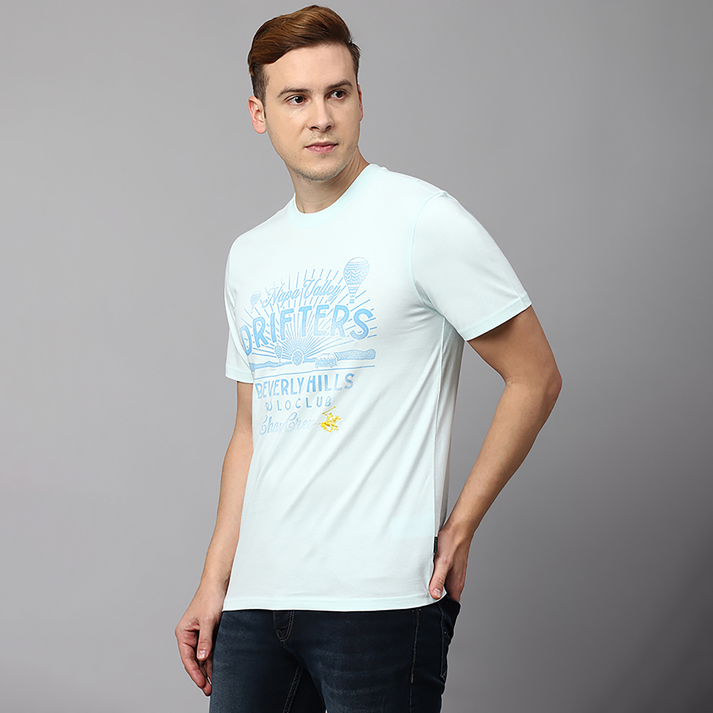 تي شيرت بياقة مستديرة وأكمام قصيرة مطبوعة من بيفرلي هيلز بولو كلوب-men-clothing-tshirtsandpolos-tshirts-image-3