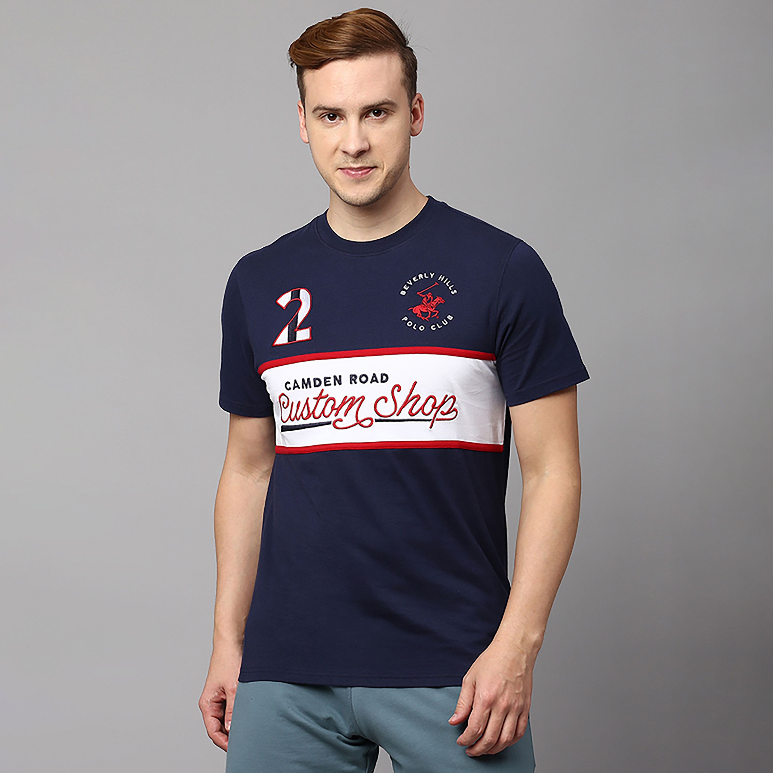 Beverly Hills Polo Club Printed Crew Neck Short Sleeves T-Shirt-men-clothing-tshirtsandpolos-tshirts-image-5